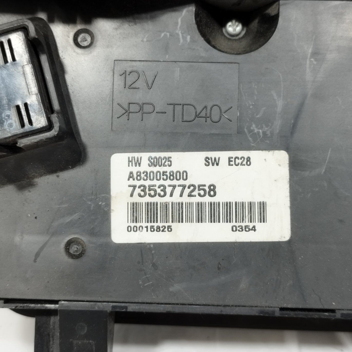 Digitales Klimaanlagen-Bedienfeld für Fiat Idea, Baujahr 2006, Code: 735377258 ecoAC13410