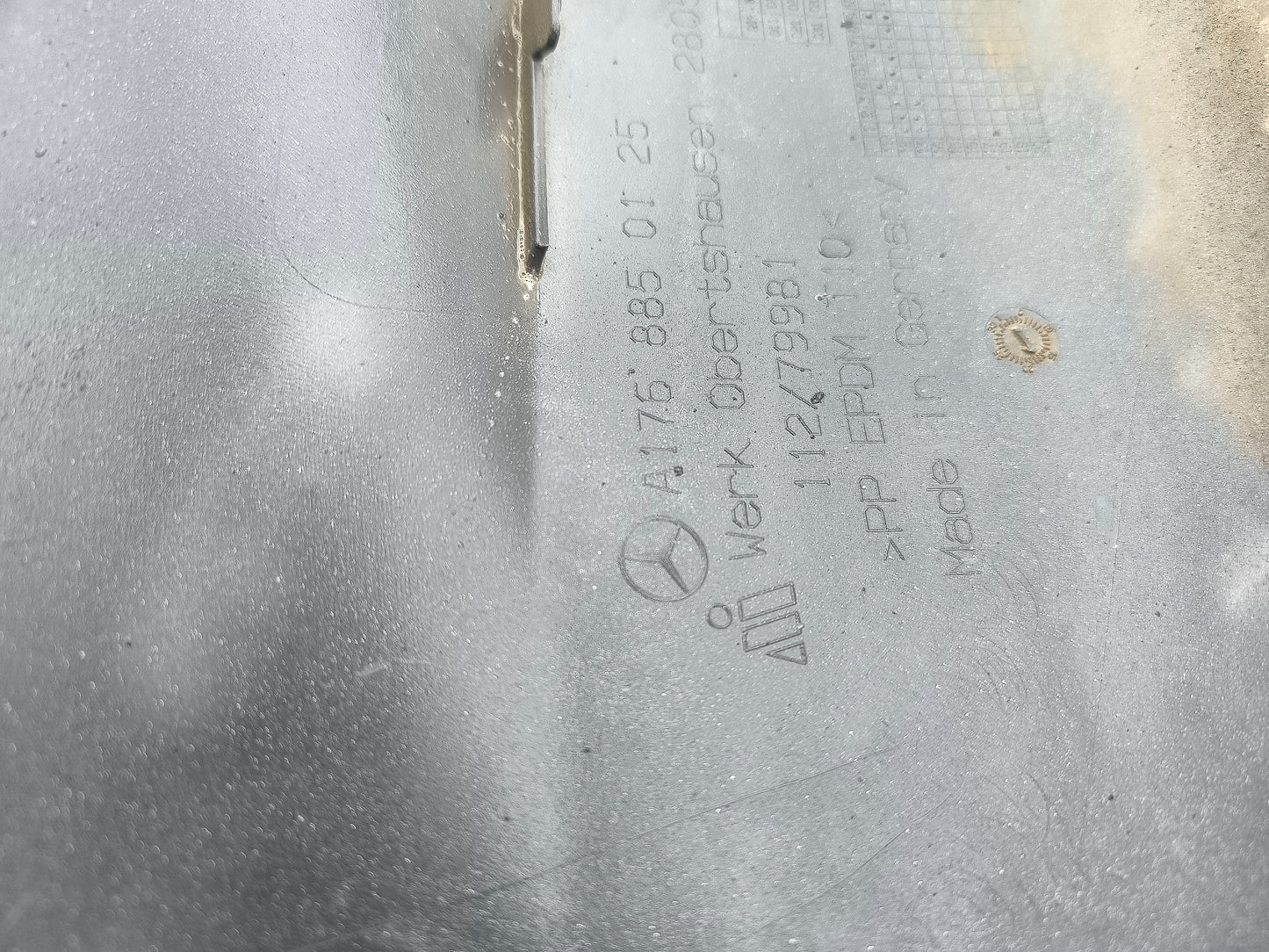 Paraurti posteriore grigio argento Mercedes Classe A w176 ecoAG5945