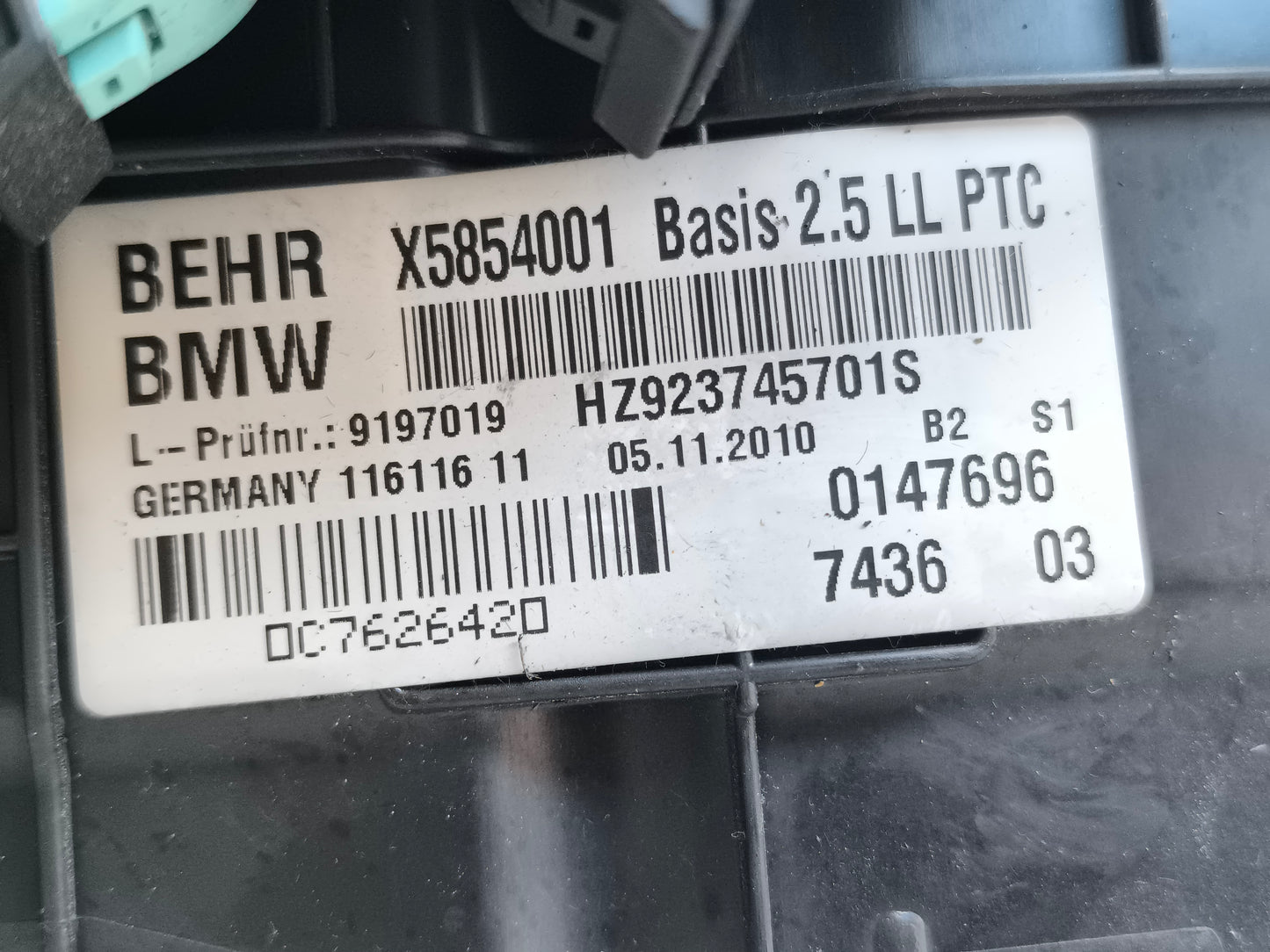 Stufa completa digitale Bmw serie 5 (F10) 2010-2017 cod: X5854001 ecoAG8487