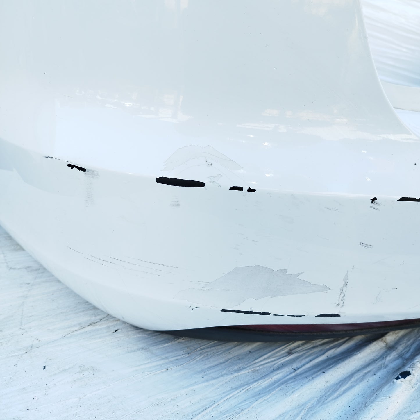 Paraurti posteriore bianco Opel Astra K 2015-2021 ecoDM151