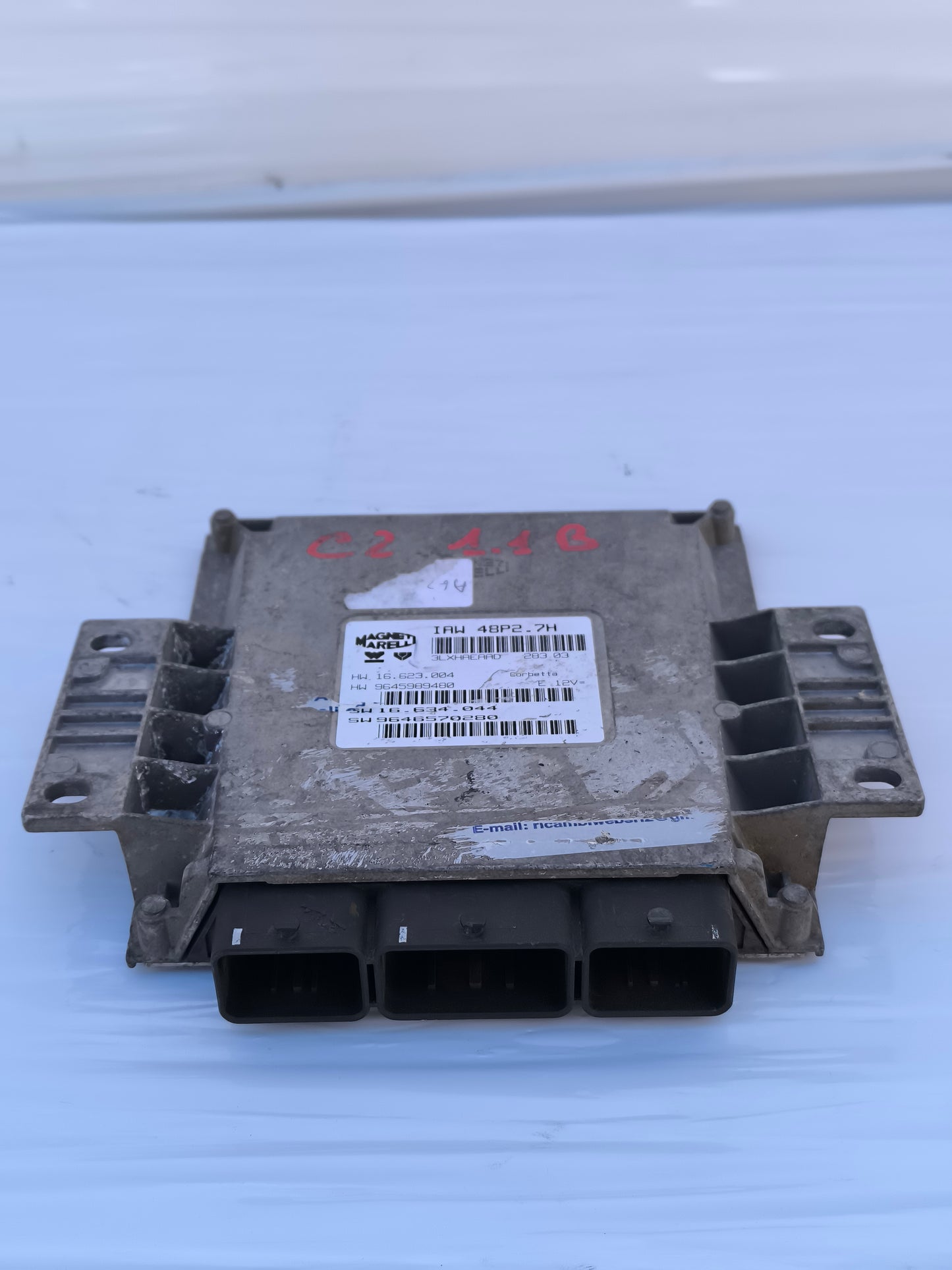 Centralina motore Citroen C2 1.1 B  (Magneti Marelli) cod: IAW48P2.7H ecoAG8190