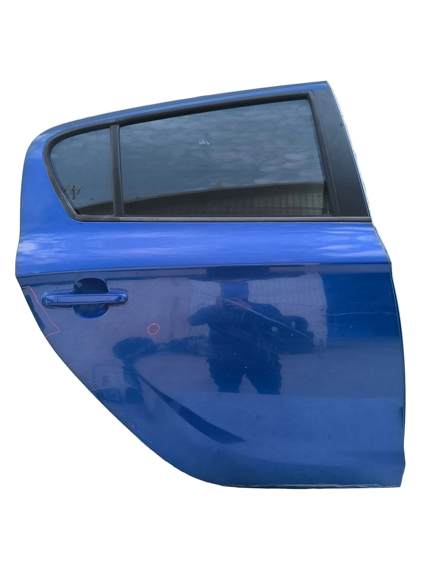 Sportello blu posteriore dx Hyundai I20 I serie 2008-2014 ecoAG8010