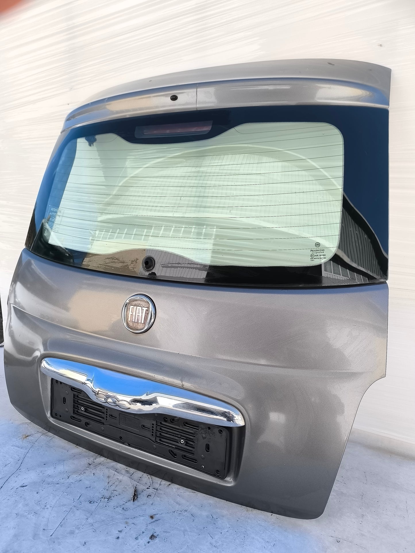 Portellone posteriore grigio quarzo Fiat 500 anno 2010 ecoAG7891
