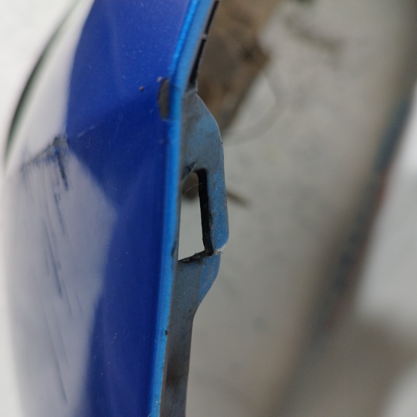 Heckstoßstange in Elektrischblau für Hyundai i10 2008 ecoAC9783