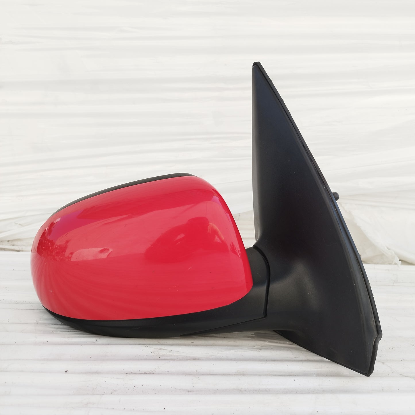 Specchietto manuale anteriore dx rosso Hyundai I10 (PA) 2011-201 ecoDM382
