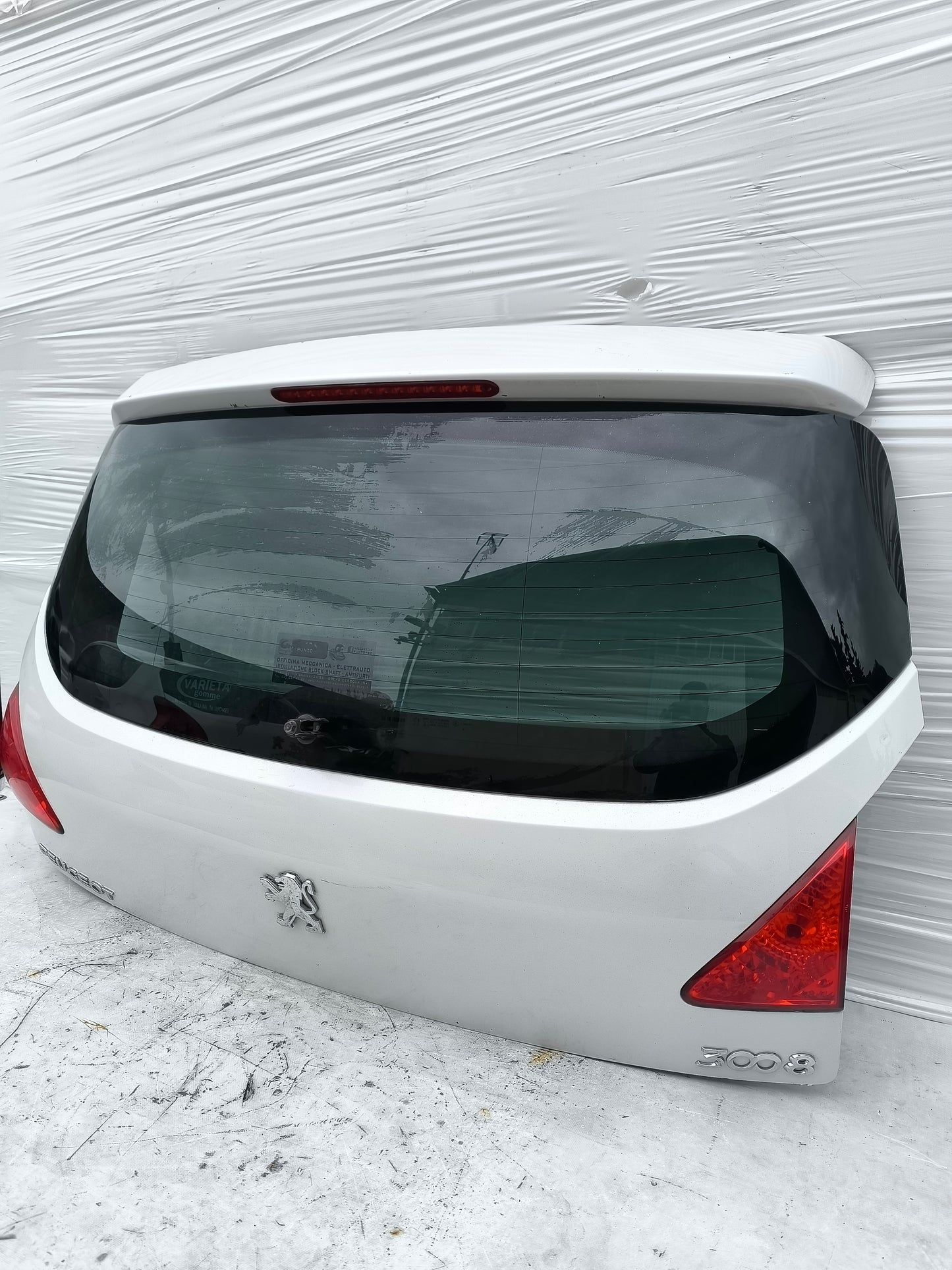 Portellone bianco Peugeot 3008 I (T84) anno 2009-2016 ecoAG8021