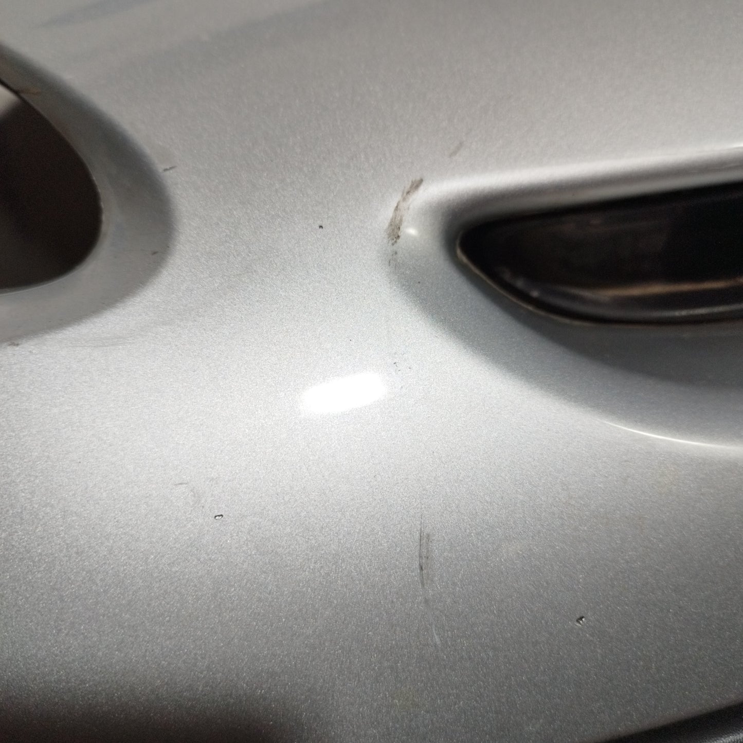 Front bumper silver grey Renault Clio 2010 ecoAC10251