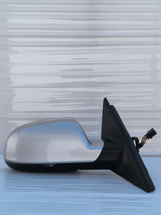 Specchietto dx elettrico 10 fili Audi A4 B8 grigio argento ecoAG8095