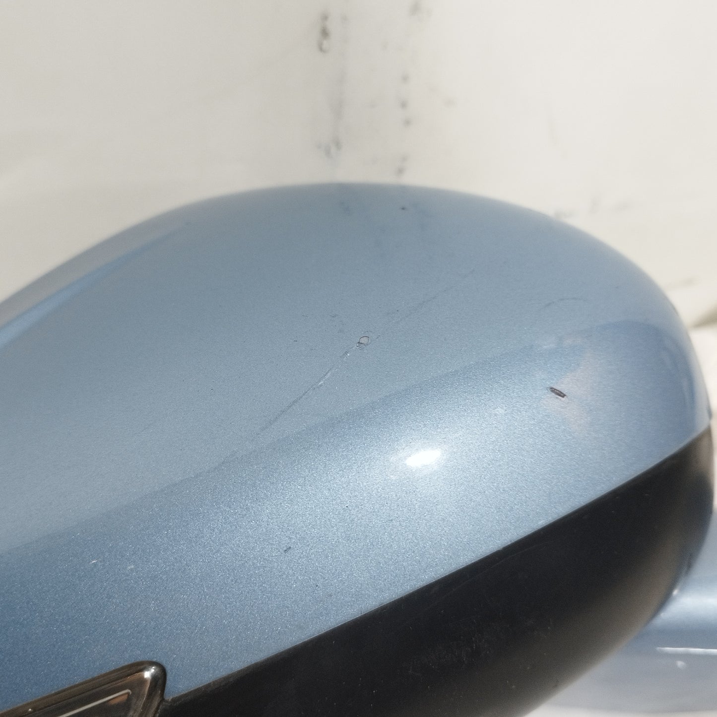 Elektrischer Außenspiegel vorne rechts, hellblau, Citroen C4 Grand Picasso, Baujahr 2013, 18-adrig, ecoAC13755