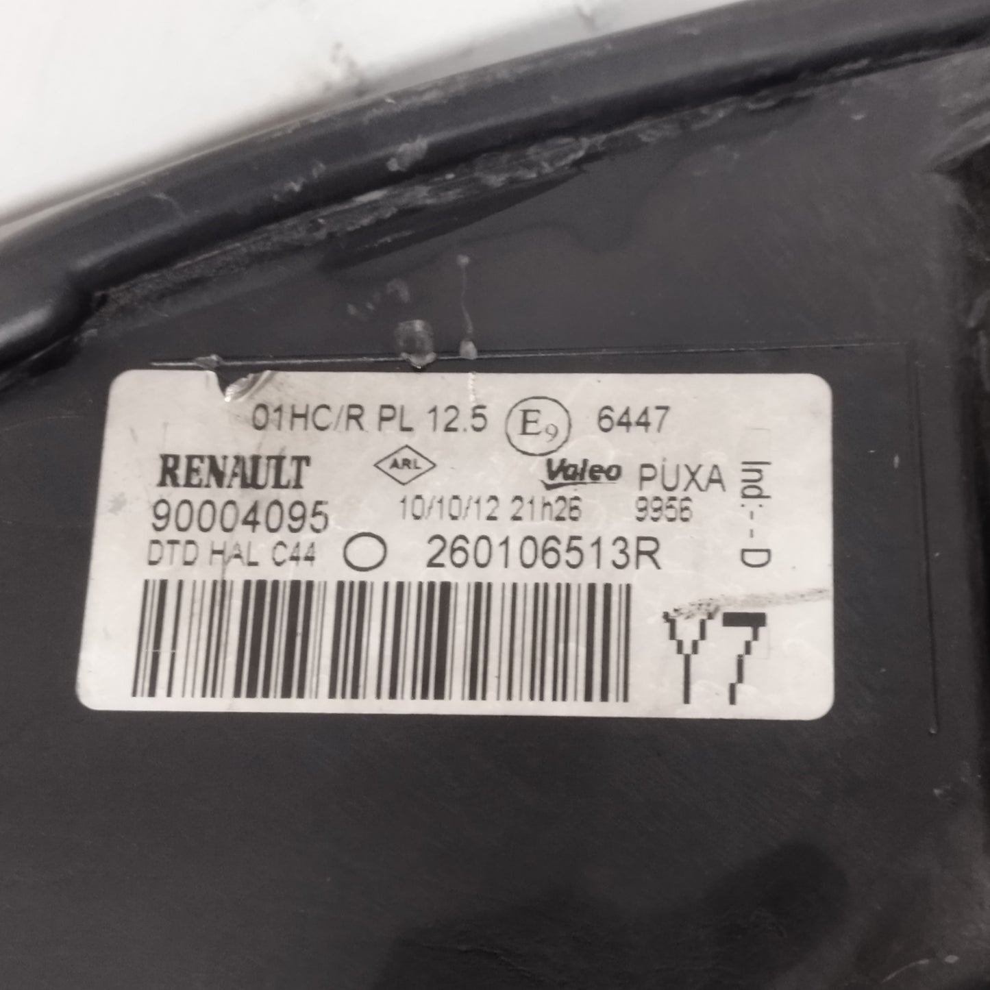 Renault Twingo 2012 rechter Frontscheinwerfer Code: 90004095 ecoAC13430