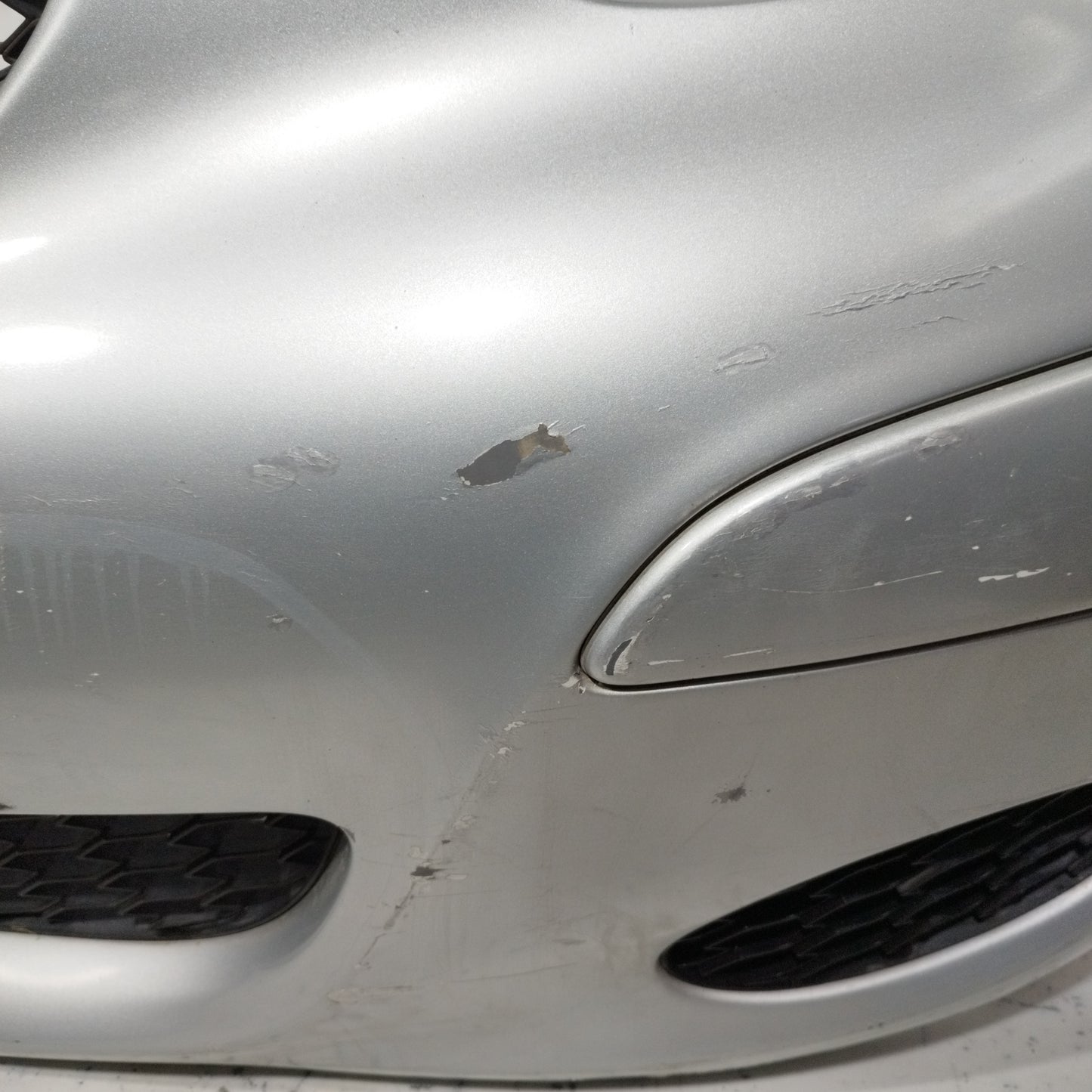 Front Bumper Toyota Aygo 2008 Silver Grey ecoAC8781