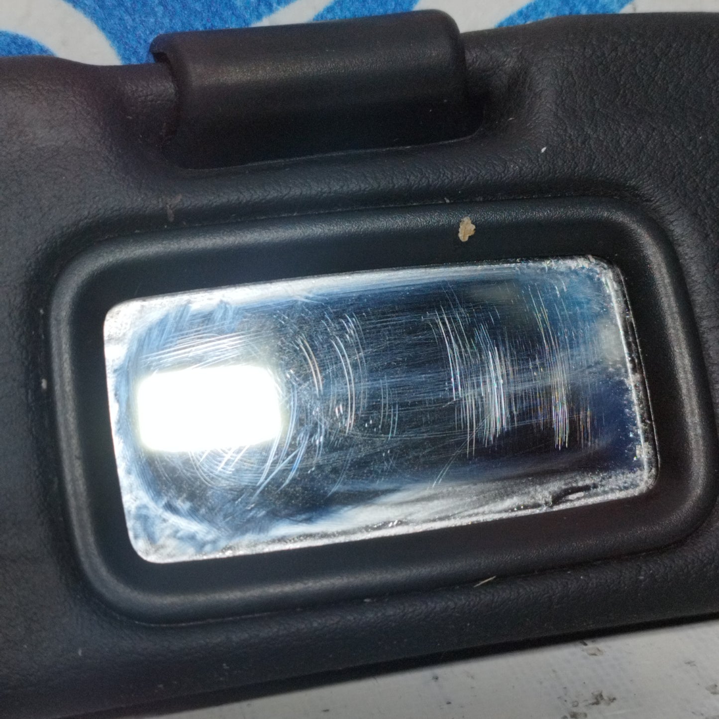 Aletta parasole sx nera BMW Z3 1998 ecoAC10280