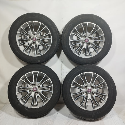 Cerchi in lega con gomme Fiat punto Evo 2012 ecoAC15266