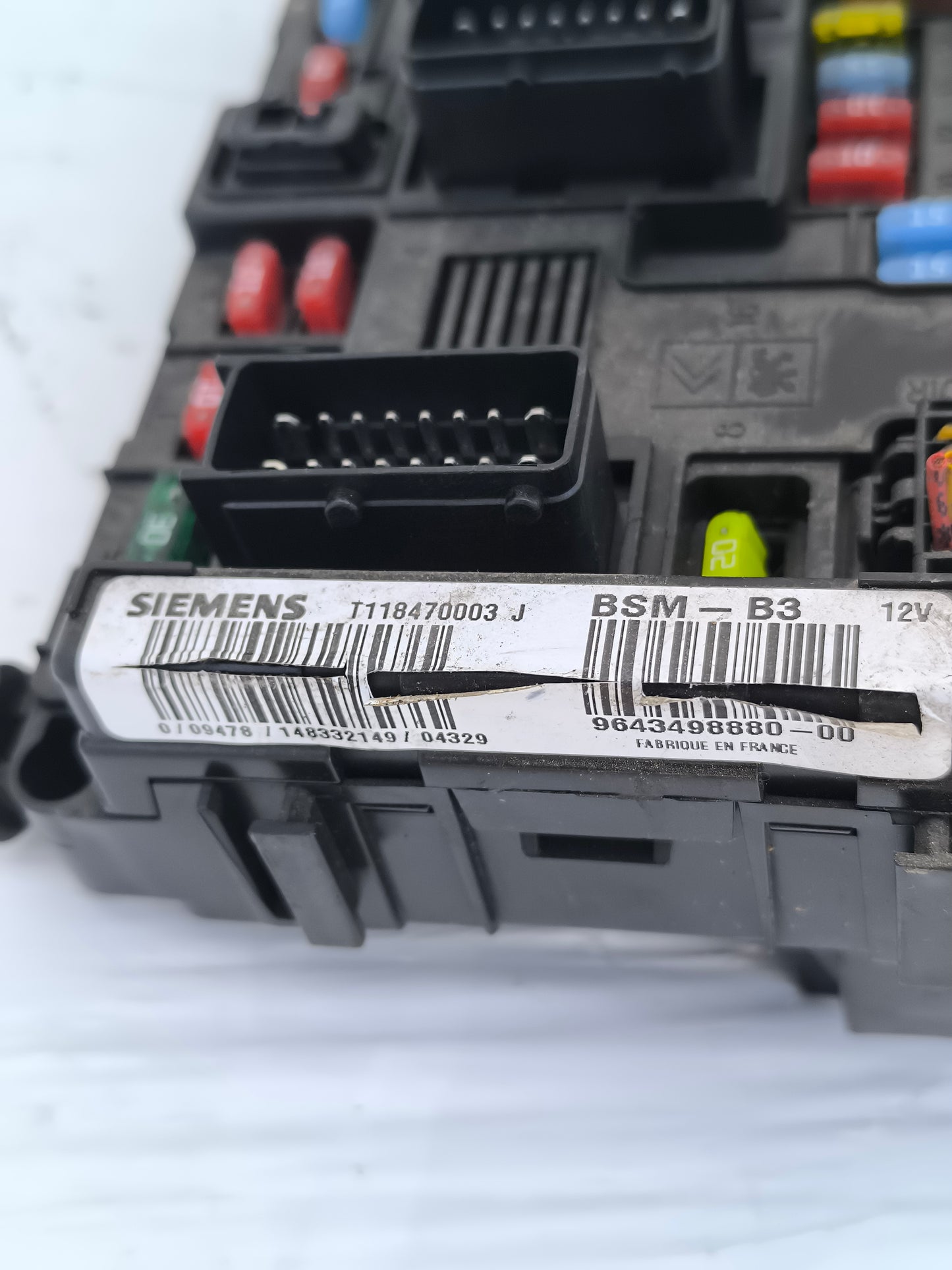 Centralina BSM Citroen C3 / Peugeot 1007 cod: t118470003 B3 ecoAG7371