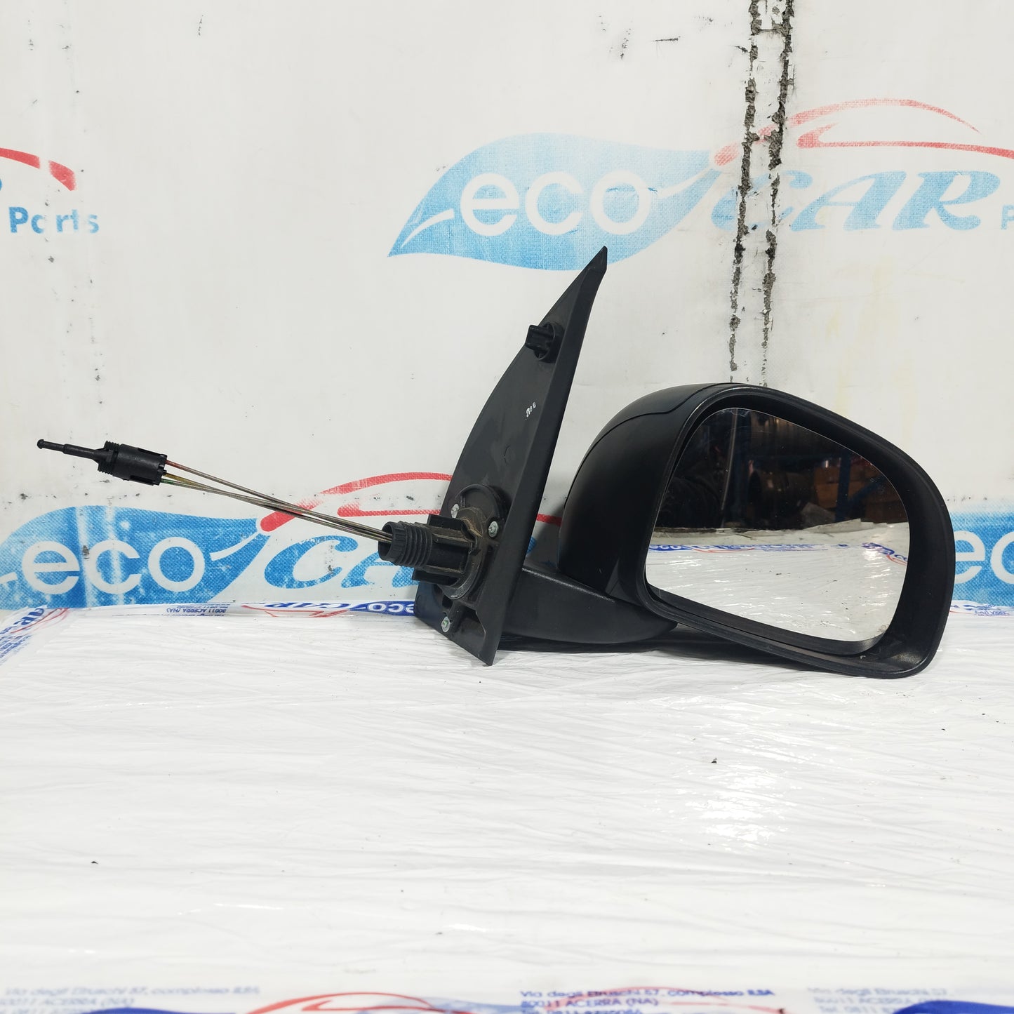 Specchietto manuale anteriore dx nero plastica Fiat Panda 2010 ecoAC10780