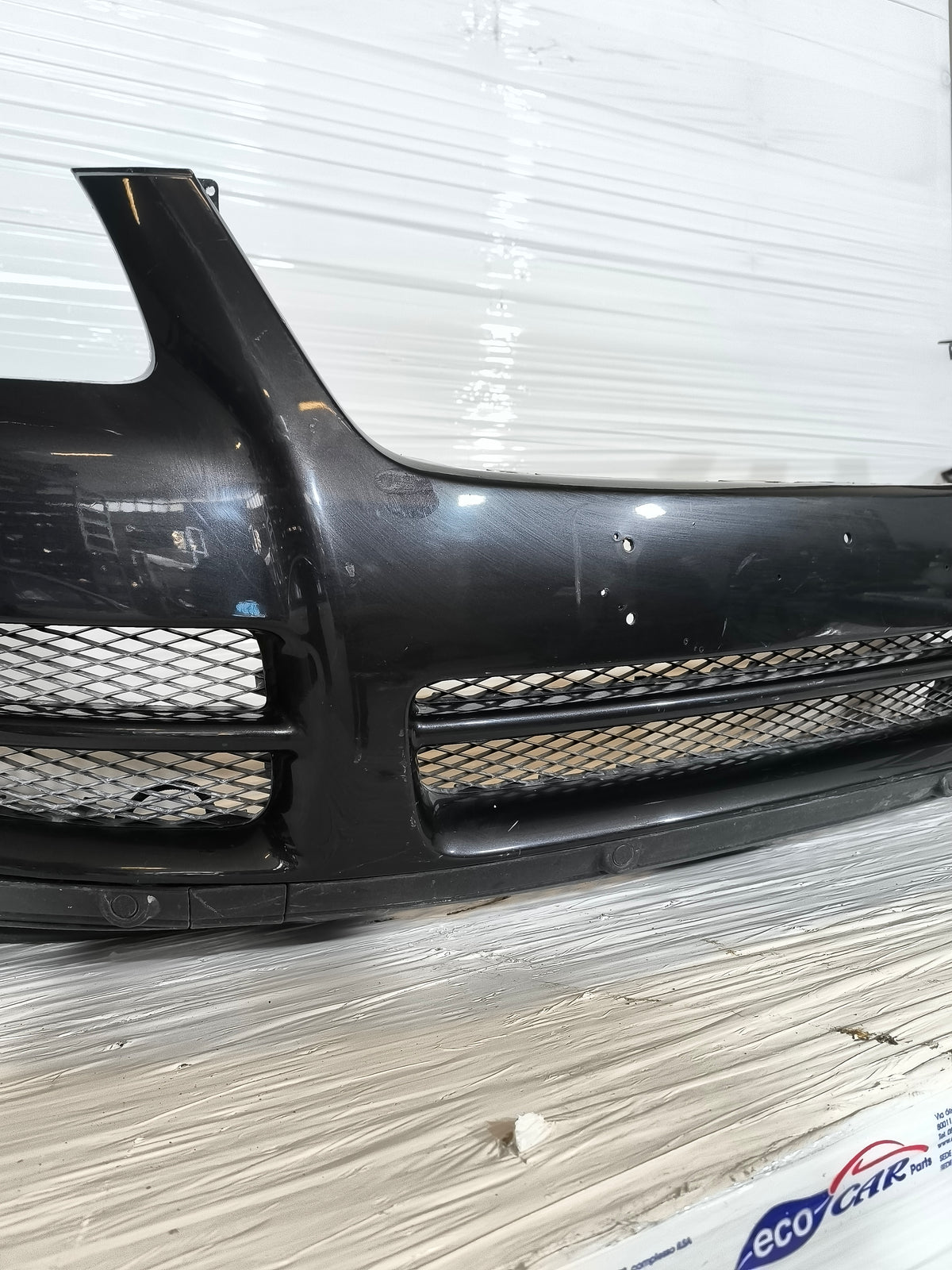 Paraurti anteriore nero Volkswagen Touareg I (7L) anno 2002-2006 ecoAG9836