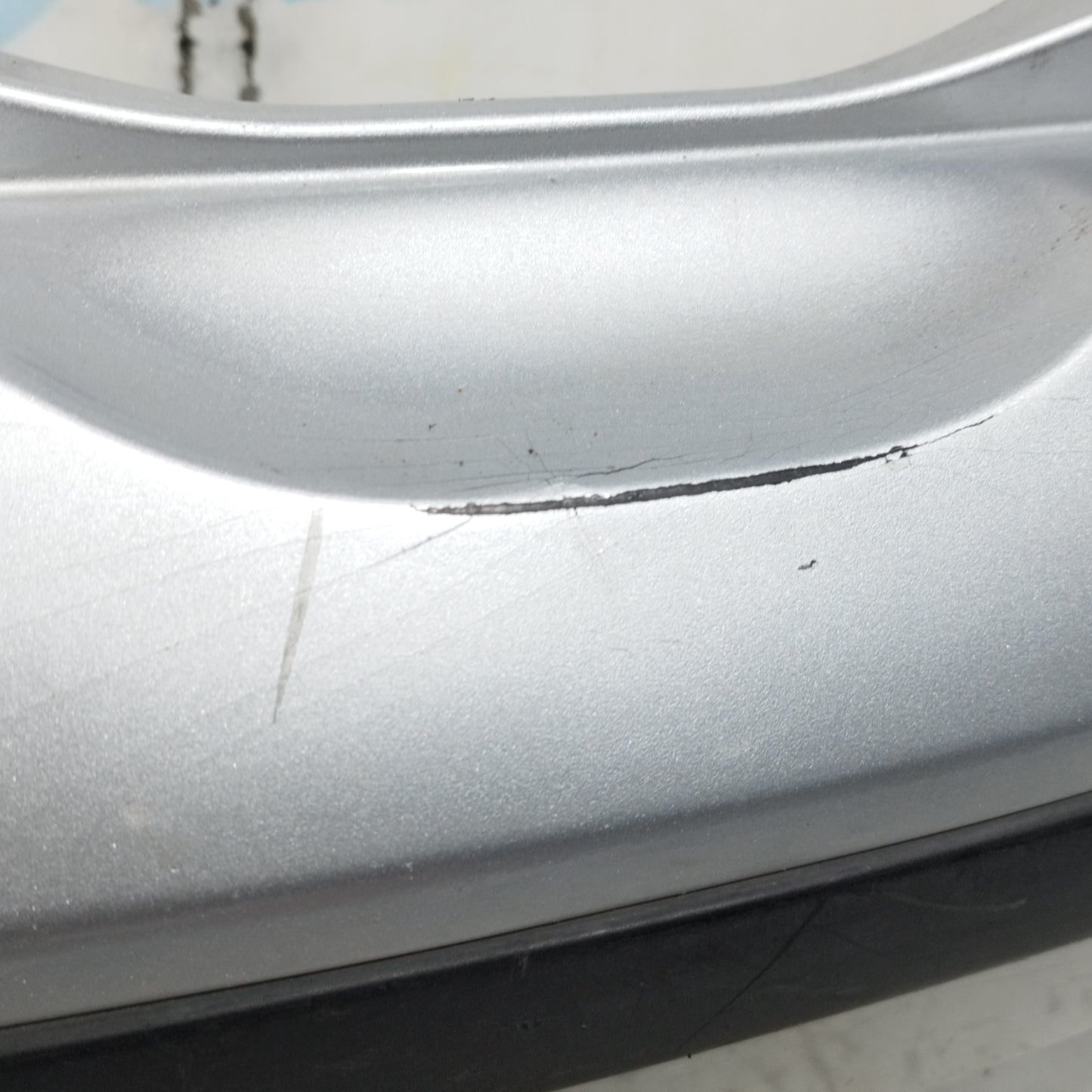 Rear bumper silver grey Fiat Punto 2005 5 Doors ecoAC11013