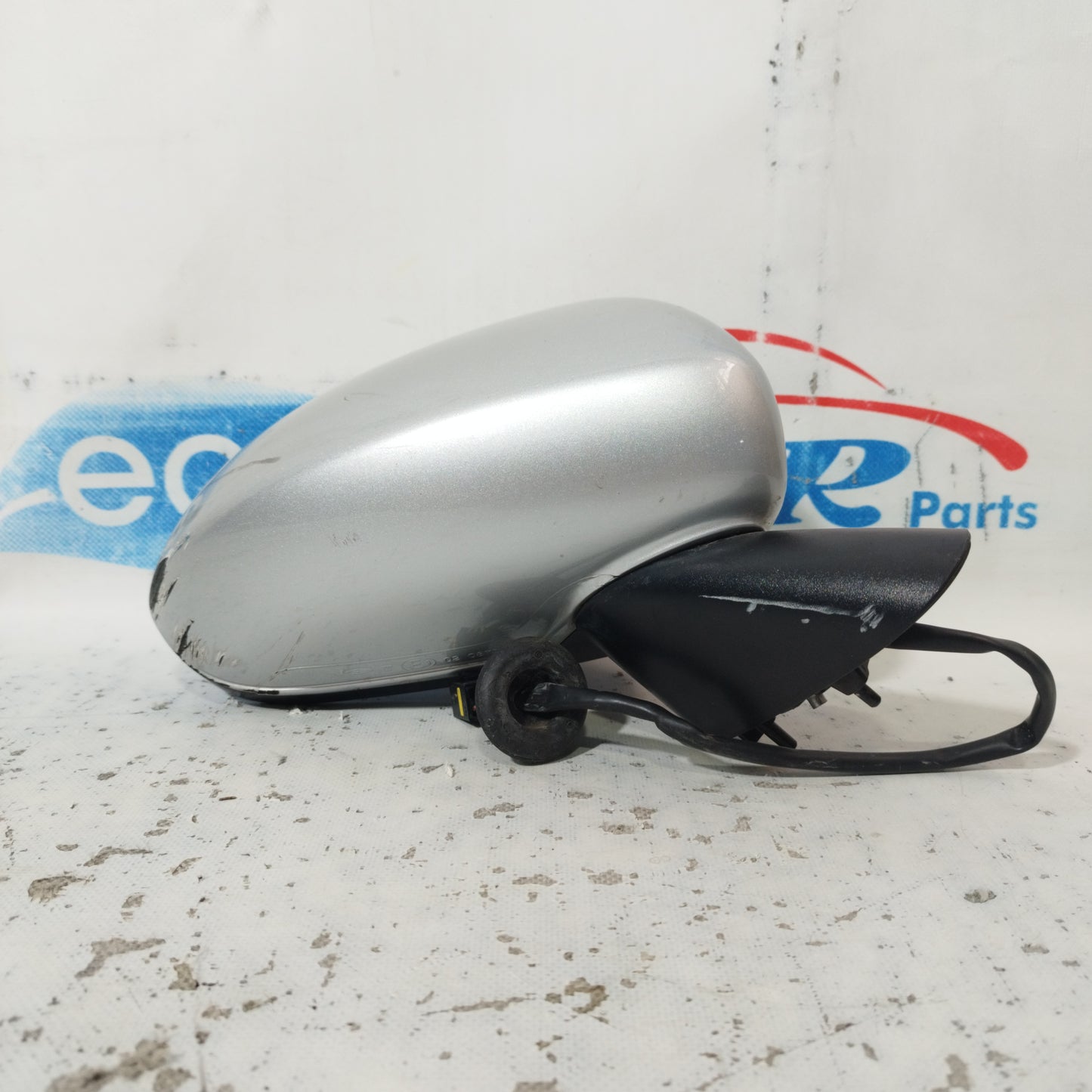 Elektrisch verstellbarer Außenspiegel vorne rechts, grau, Opel Corsa E 2016, 3-adrig, ecoAC10183