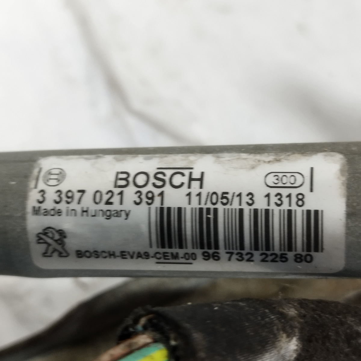 Motorino tergicristalli anteriore Peugeot 208 I 2012-2019 4 pin cod: 3397021391 ecoAC17199