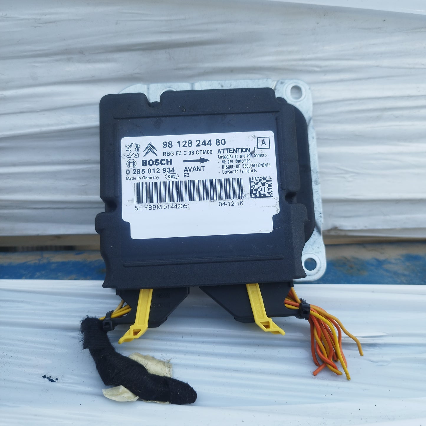 Kit Airbag Citroen C4 Cactus 2016 cod: 9812824480 ecoAC15815