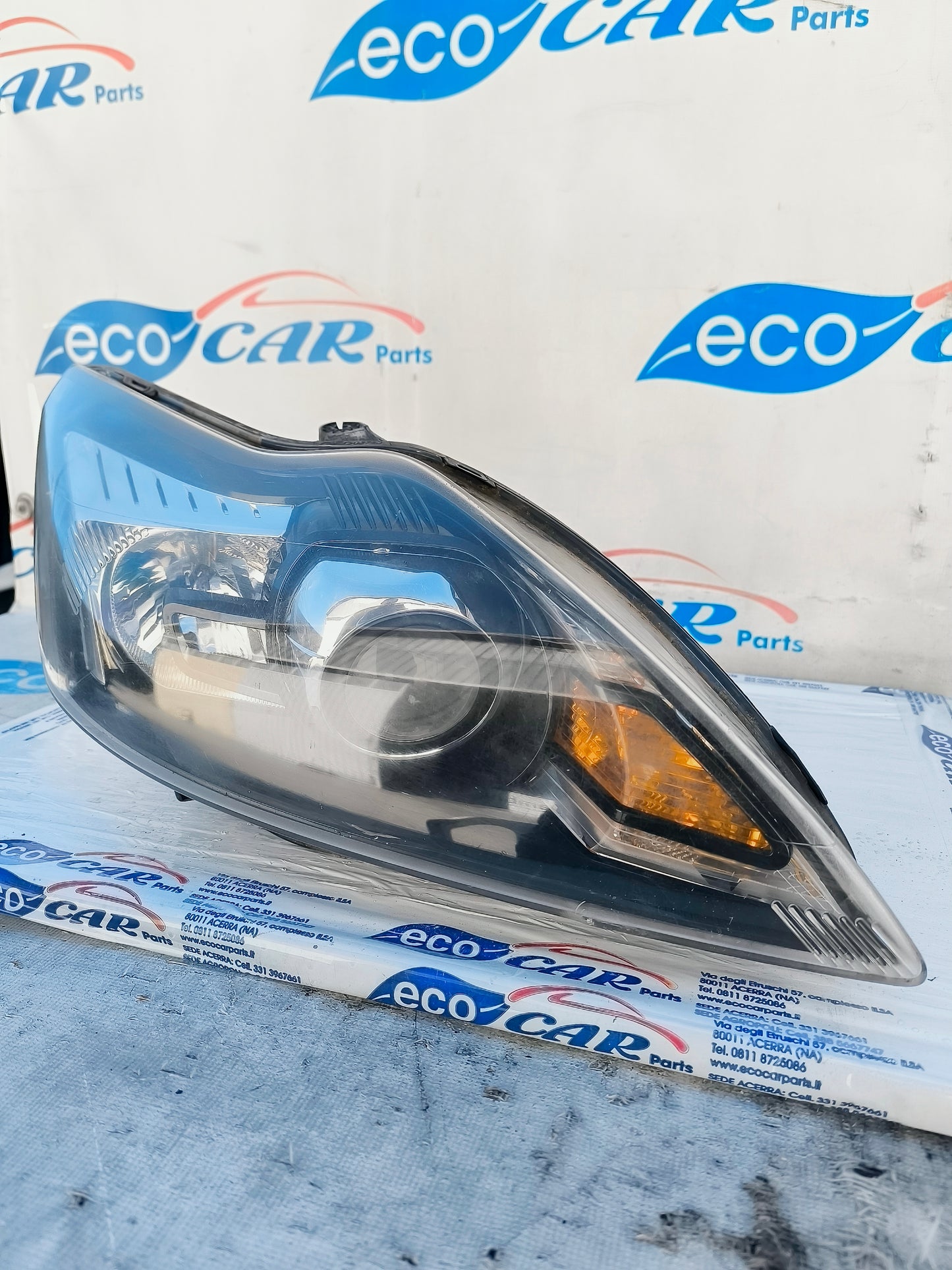 Fanale anteriore dx Ford Focus anno 2009 (fondo nero) ecoAG6317