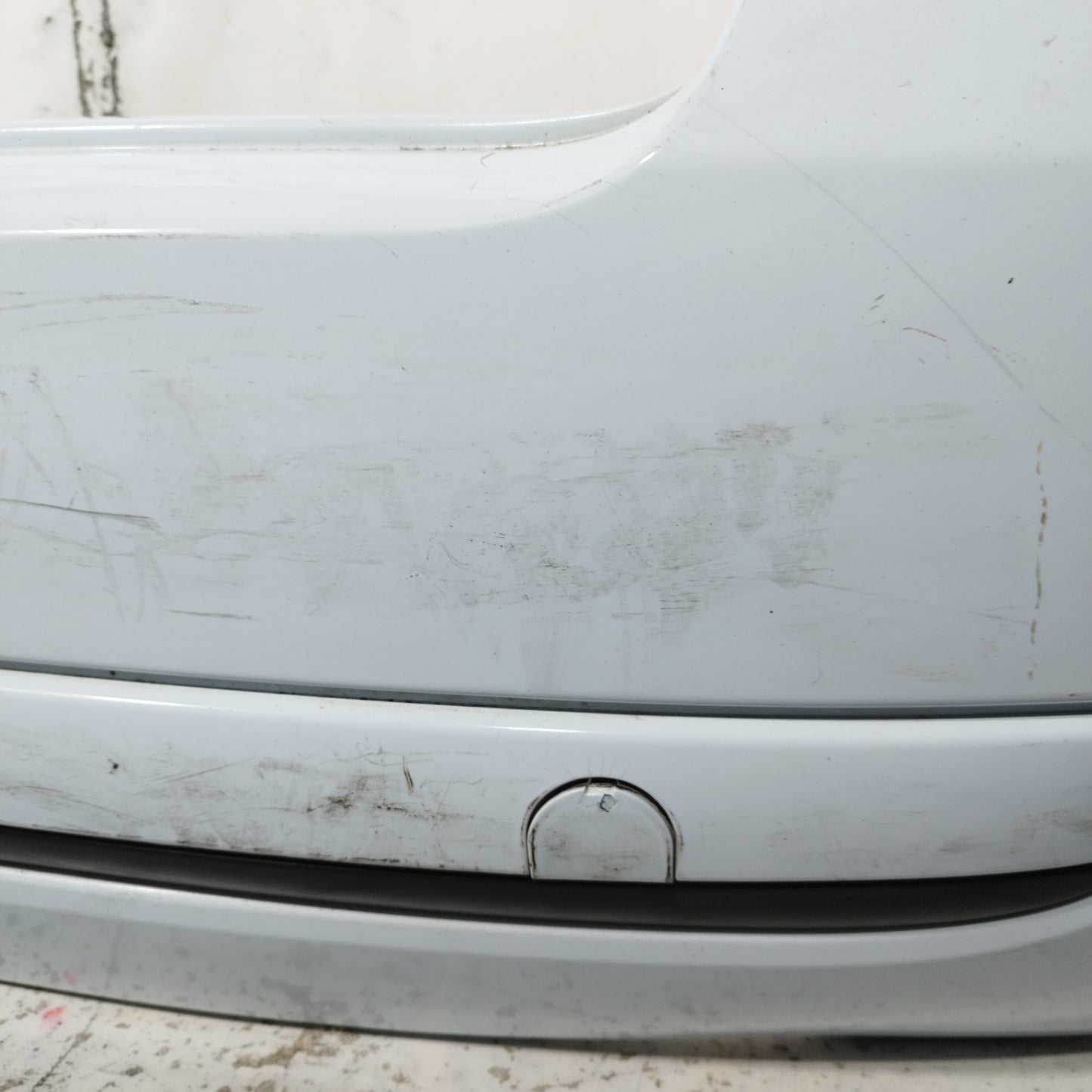 Light blue rear bumper Fiat 500 2009 ecoAC10399