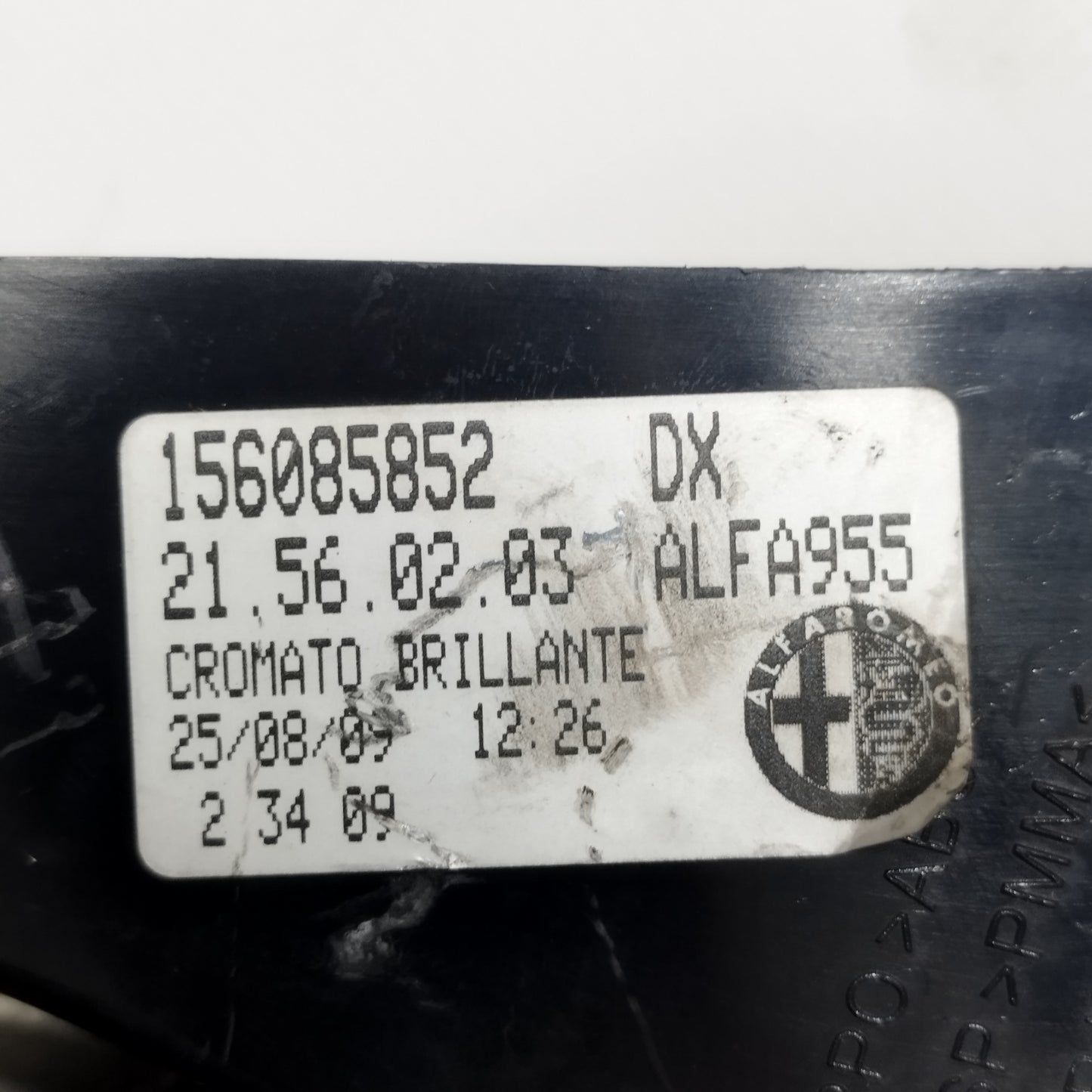 Alfa Romeo Mito 2009 rechte Rückleuchte Code: 156085852 ecoAC13965