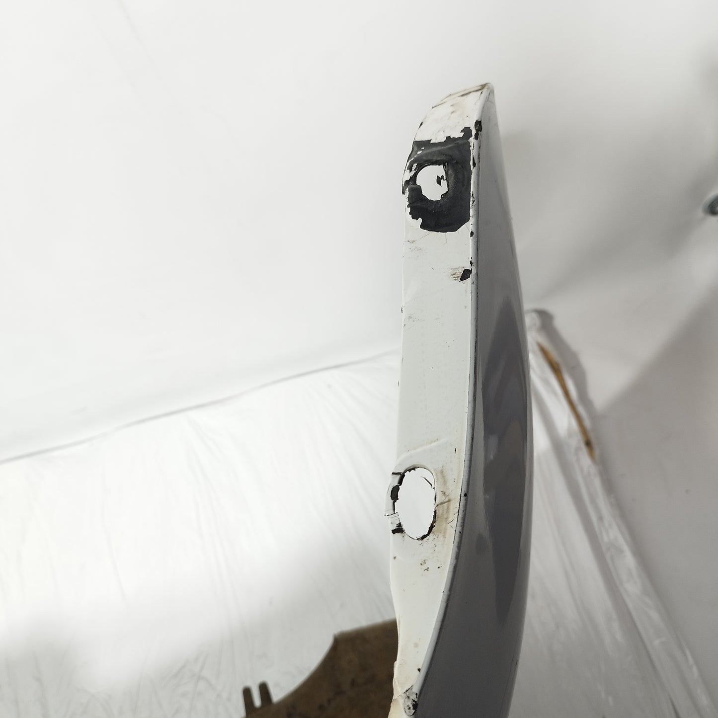 White front bumper Fiat 600 2003 ecoAC11953