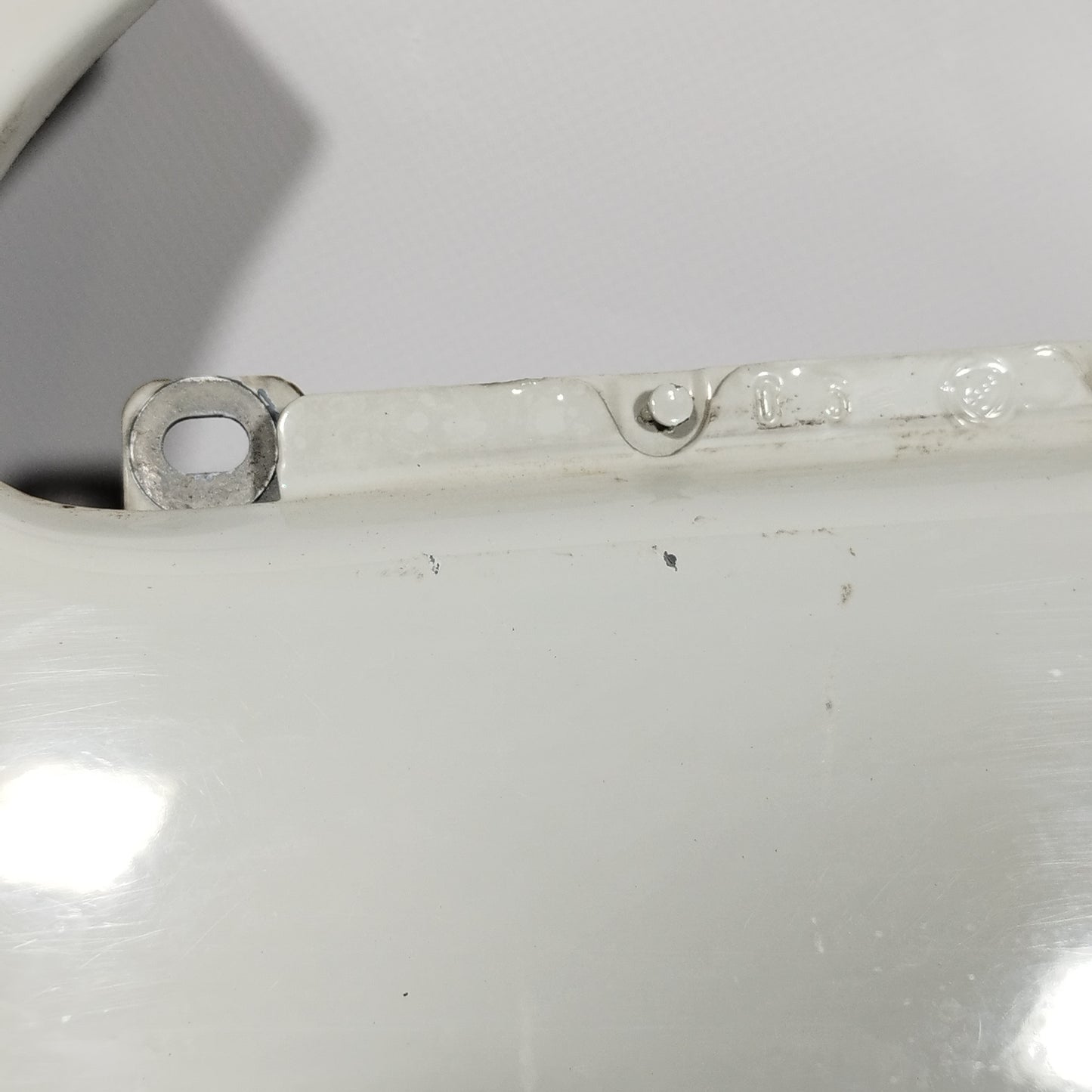 Front mudguard left white Lancia Musa 2006 ecoAC11264