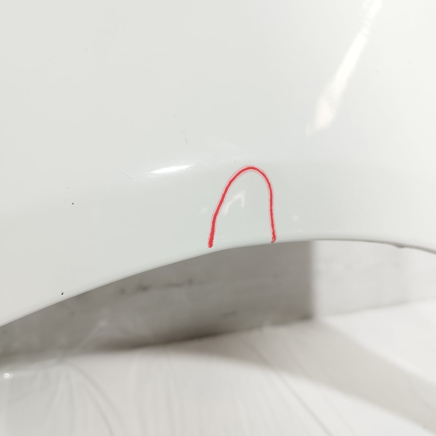Parafango anteriore sx bianco Skoda Fabia 2012 ecoAC14014