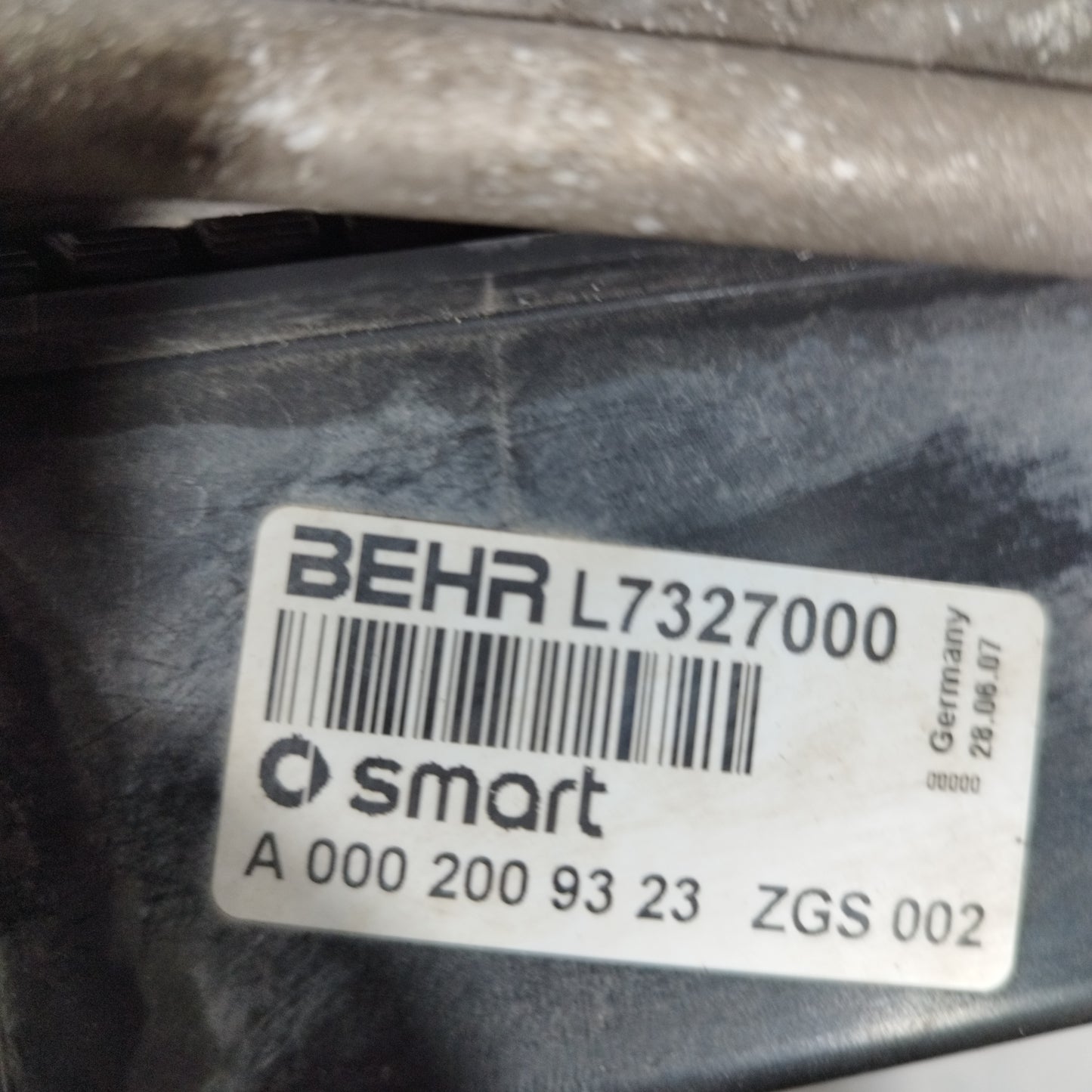 Kühlersatz Smart Fortwo 451 1.0 B 2010 Code: A0002009323 ecoAC8442