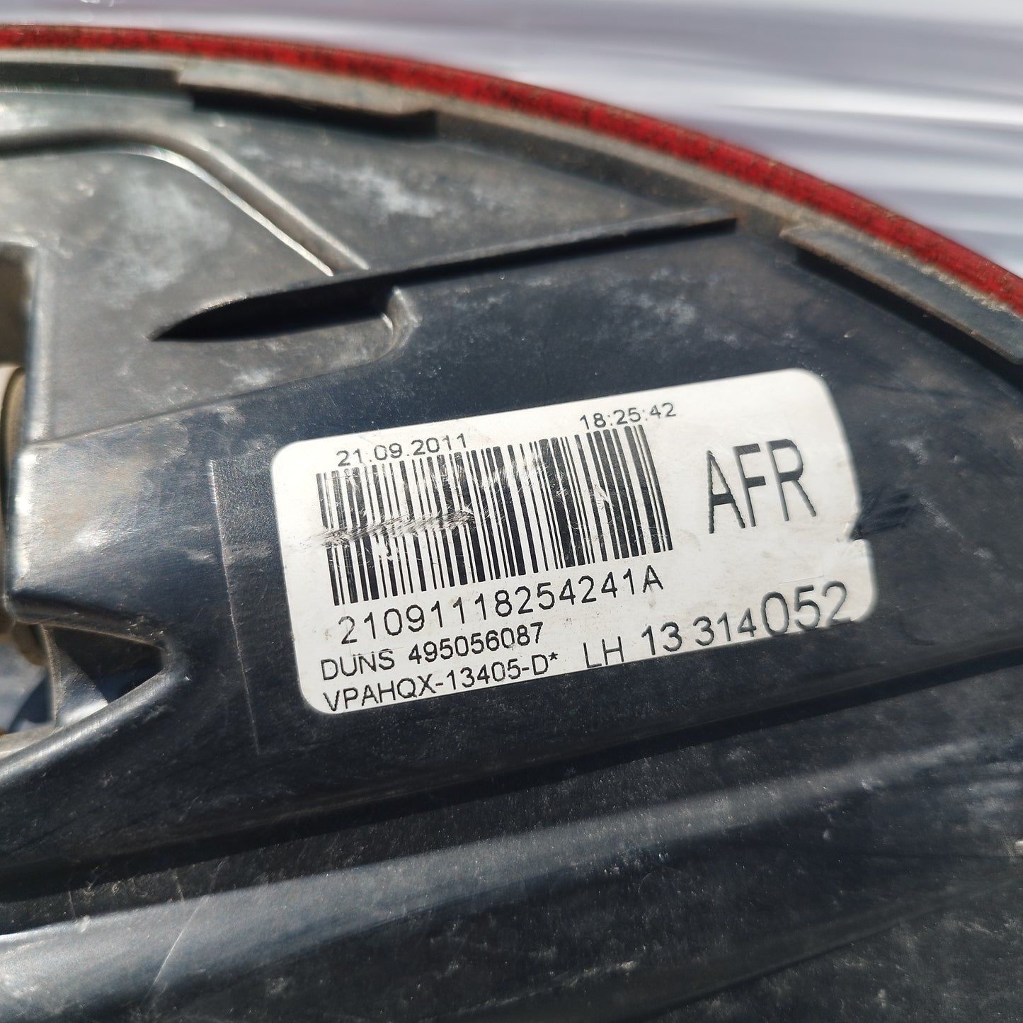 Fanale posteriore sx Opel Astra J SW 2011 cod: 13314052 ecoDM016