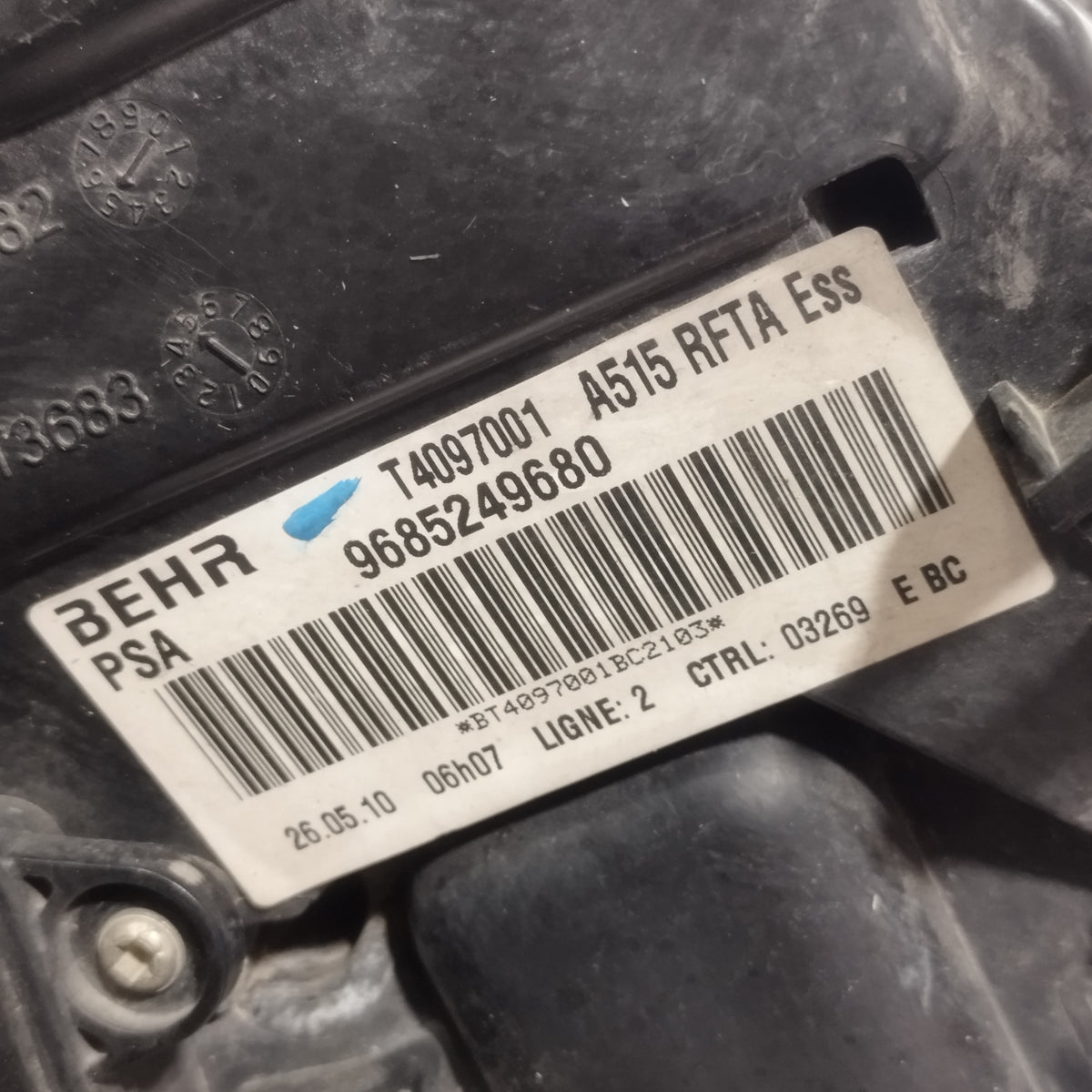 Stufa digitale Citroen C3 II 2009-2016 cod: 9685249680 ecoAC17195