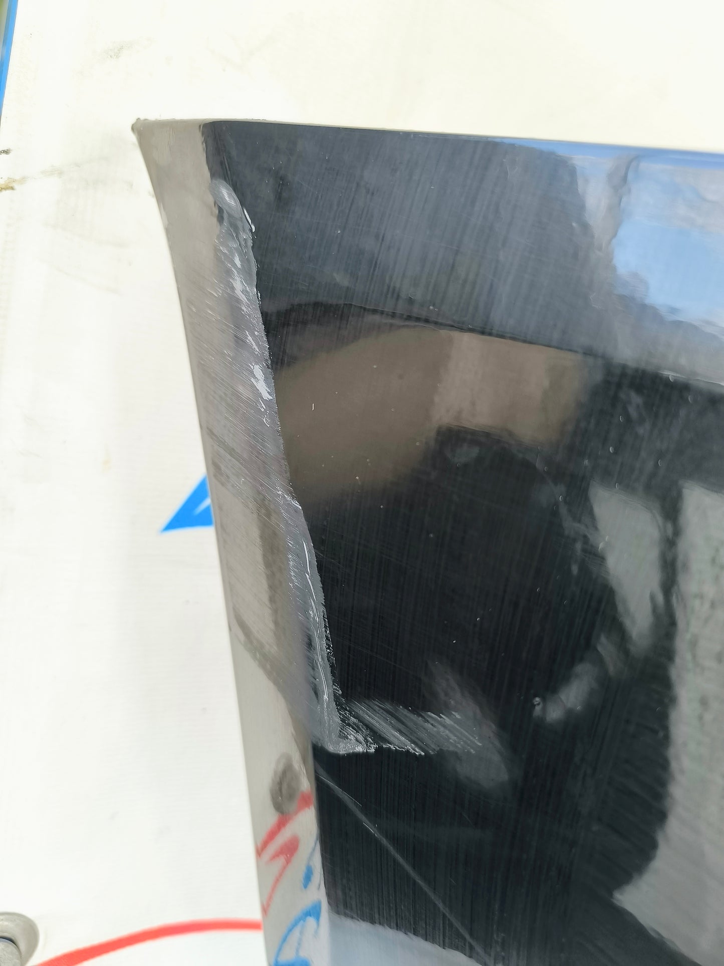 Schwarze Heckstoßstange Audi A4 B8 2010 Limousine ecoAG5753