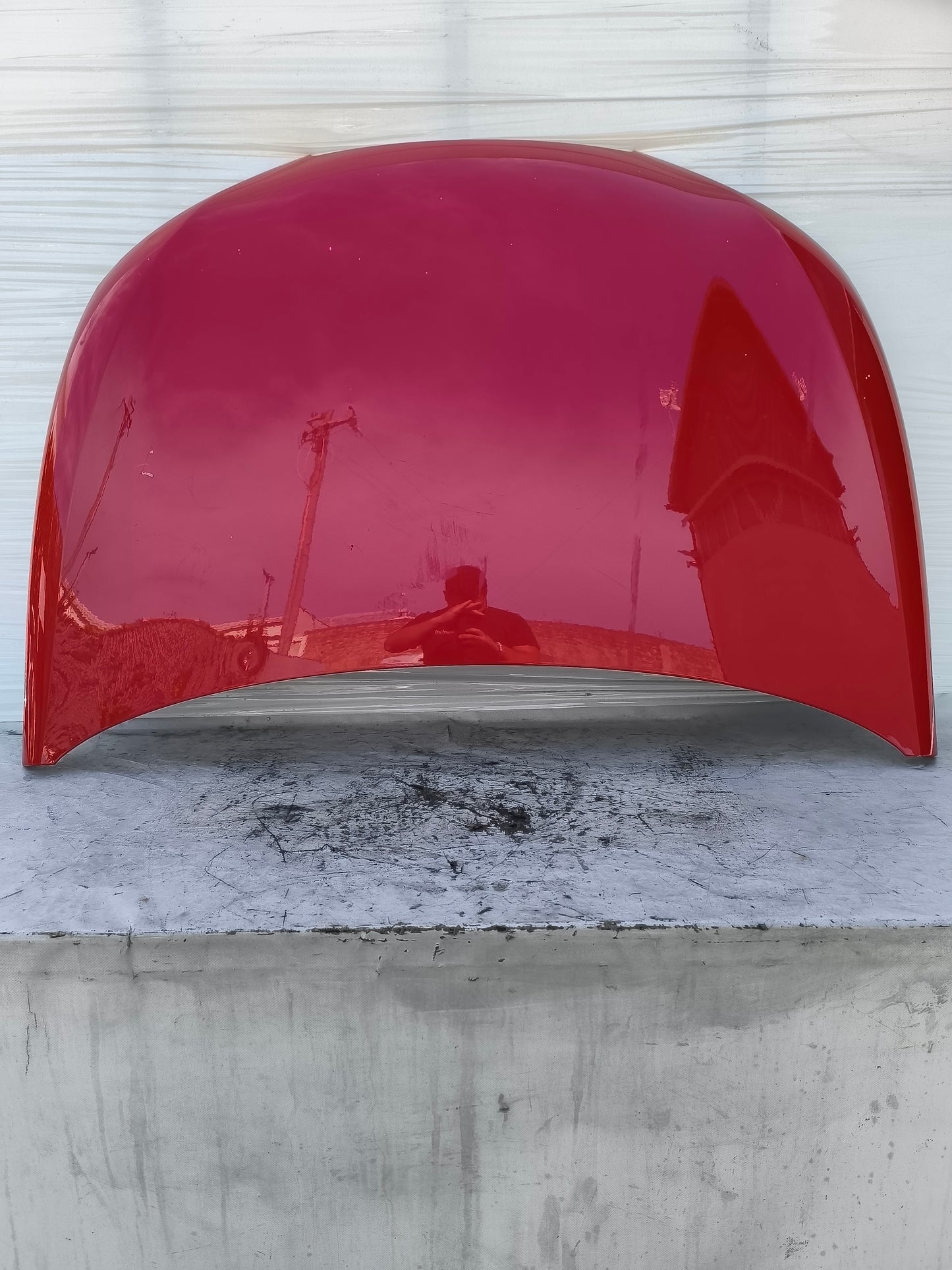Cofano rosso Seat Ibiza (6J) SW anno 2008-2012 ecoAG8463
