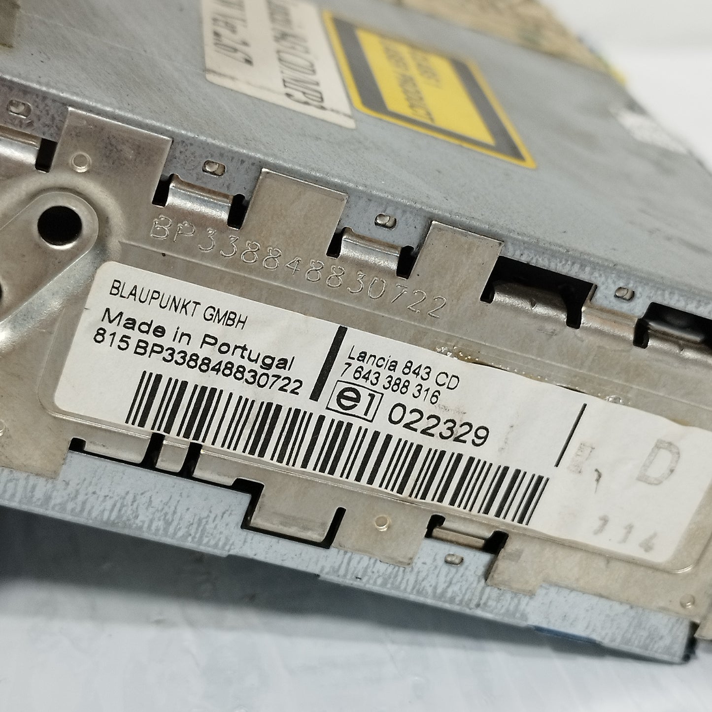 Autoradio Lancia Ypsilon 2005 Cod: 7643388316 ecoAC13381