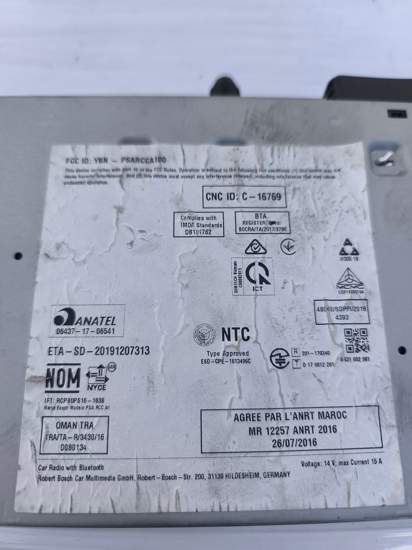 Autoradio Navigatore Peugeot 2008 anno 2021 cod: 9841575380 ecoAG8094