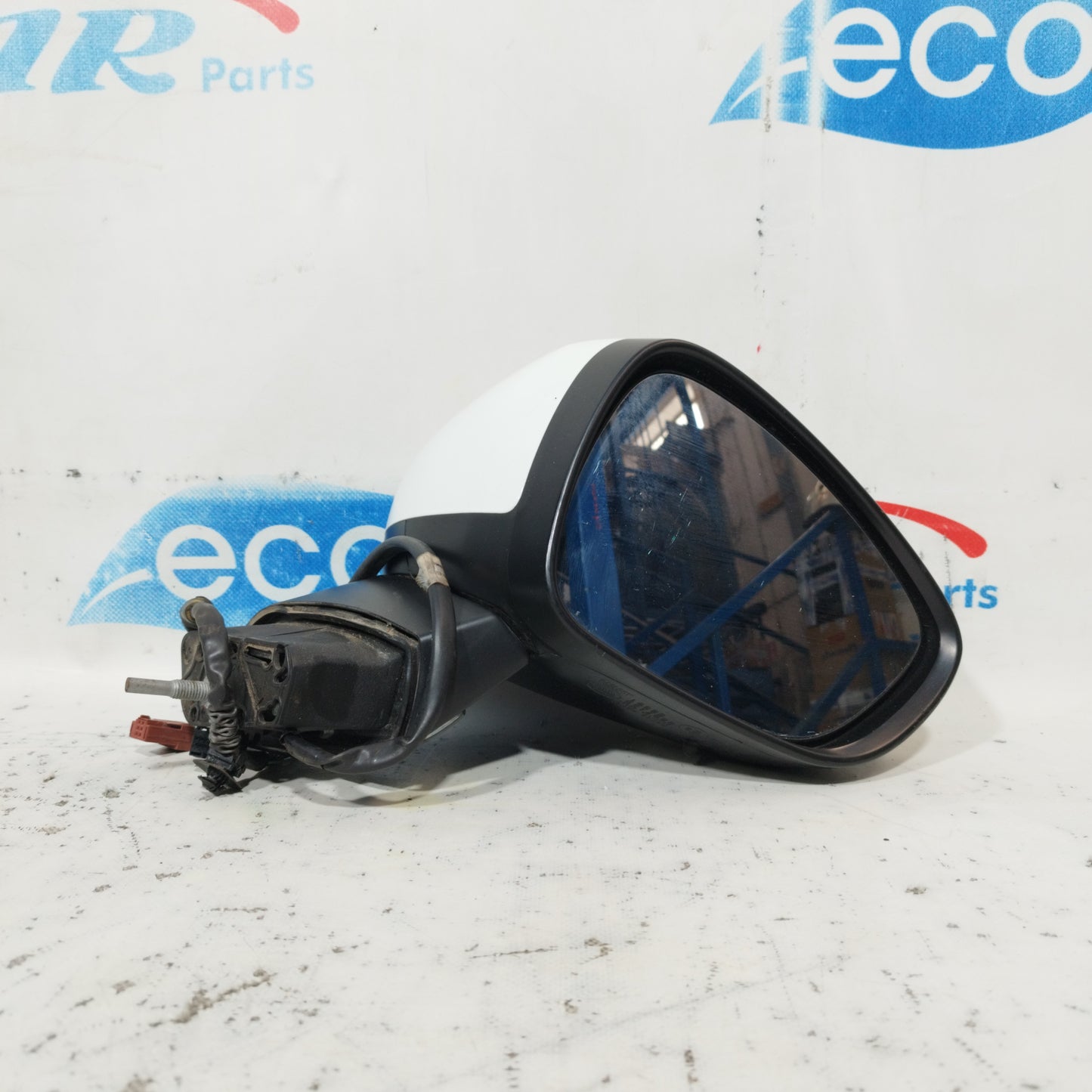 Electric mirror front right white Citroen C3 2013 7 wires 2 pins ecoAC9555