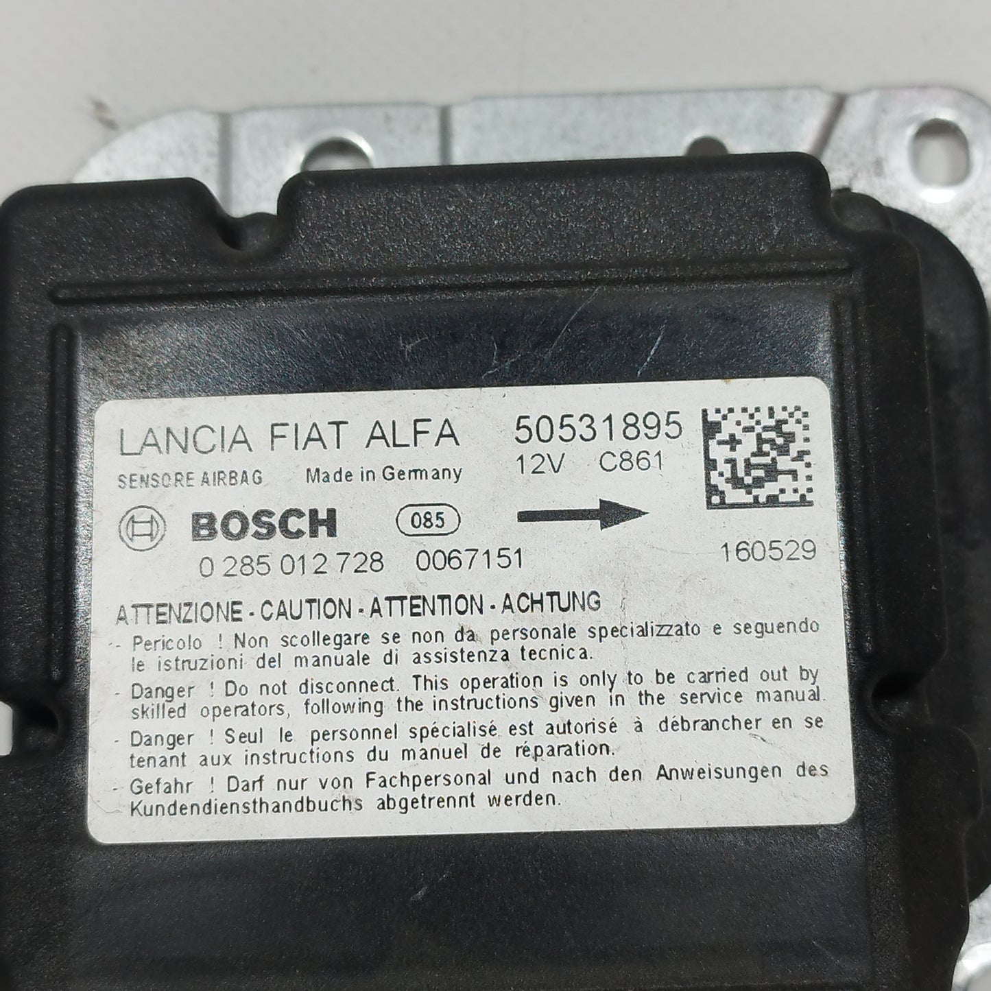 Airbag-Kit für Alfa Romeo Giulietta 2015, Code: 50531895, ecoAC11823