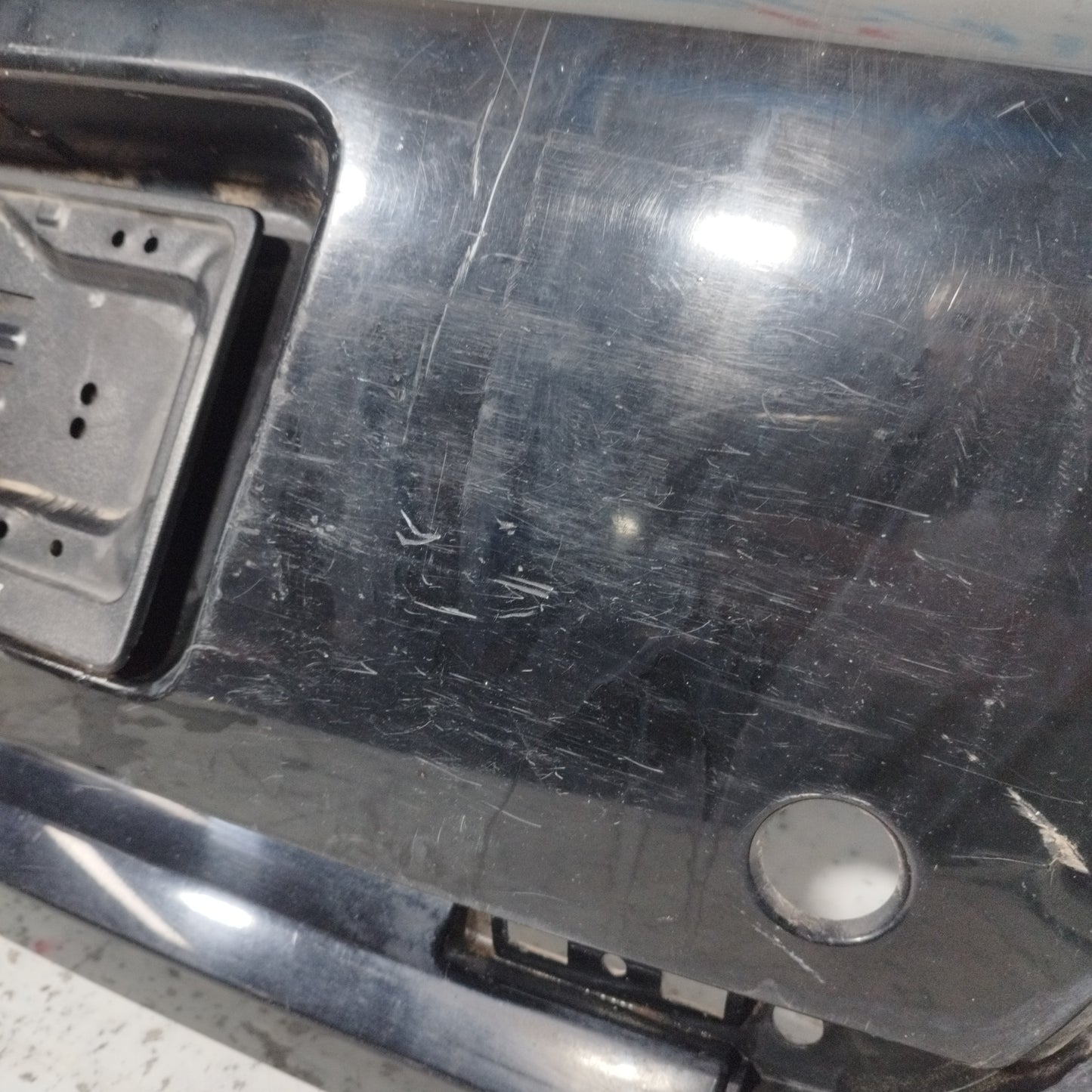 Black centre rear bumper Smart ForFour 2005 ecoAC10396