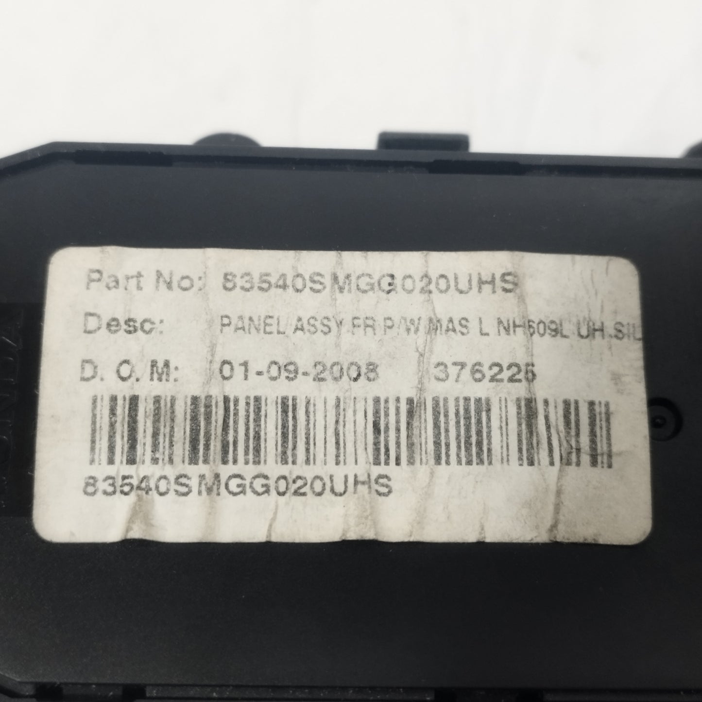 Pulsantiera anteriore sx Honda Civic 2007 cod: 83540SMG ecoAC14893