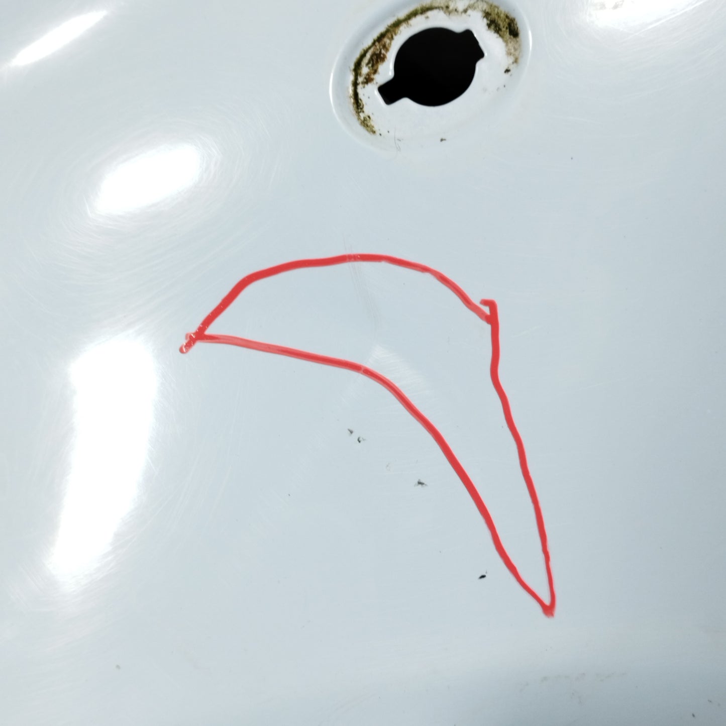 Parafango anteriore sx celeste chiaro Fiat 500 2008 ecoAC10804