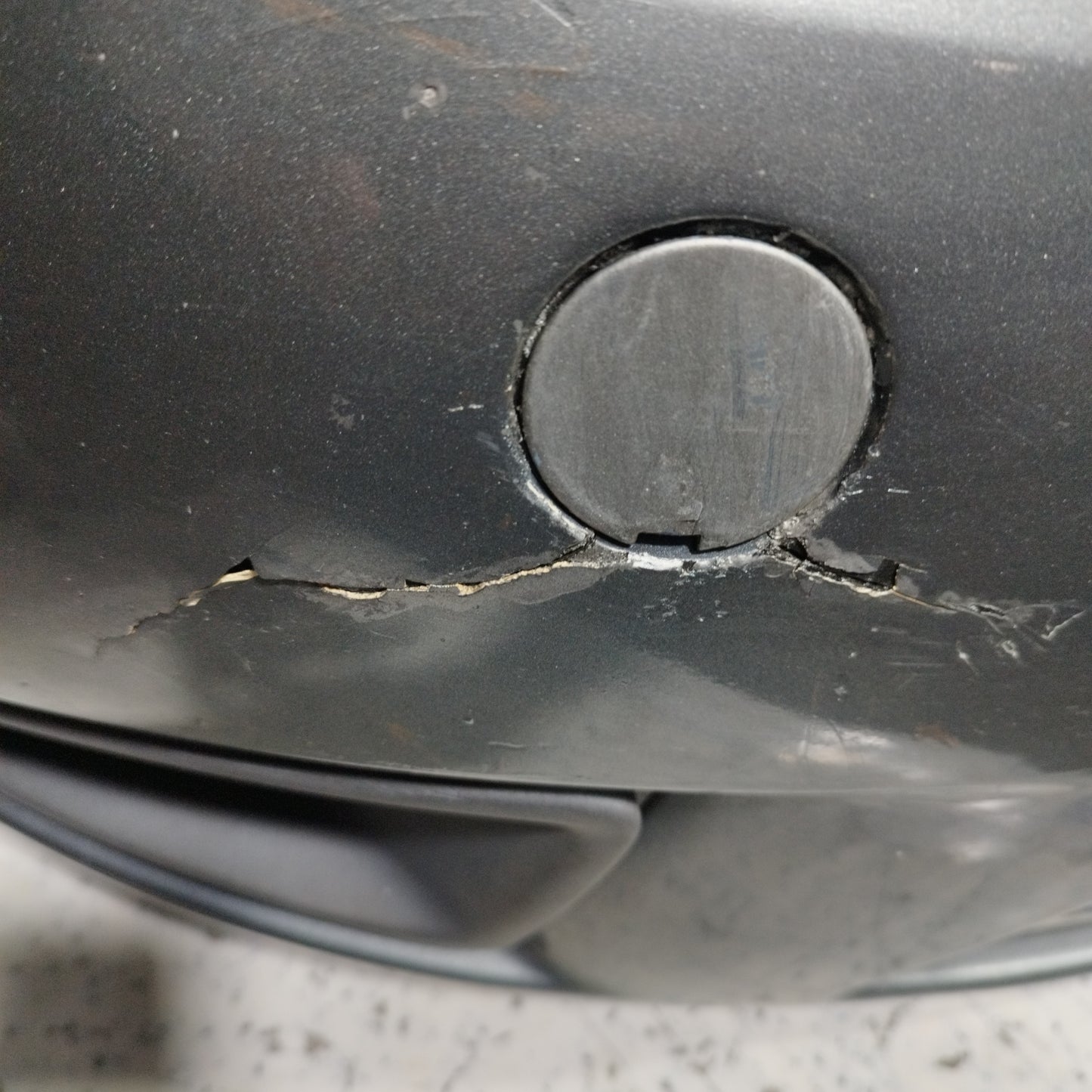 Front bumper Lancia Ypsilon 2008 Dark grey ecoAC10558