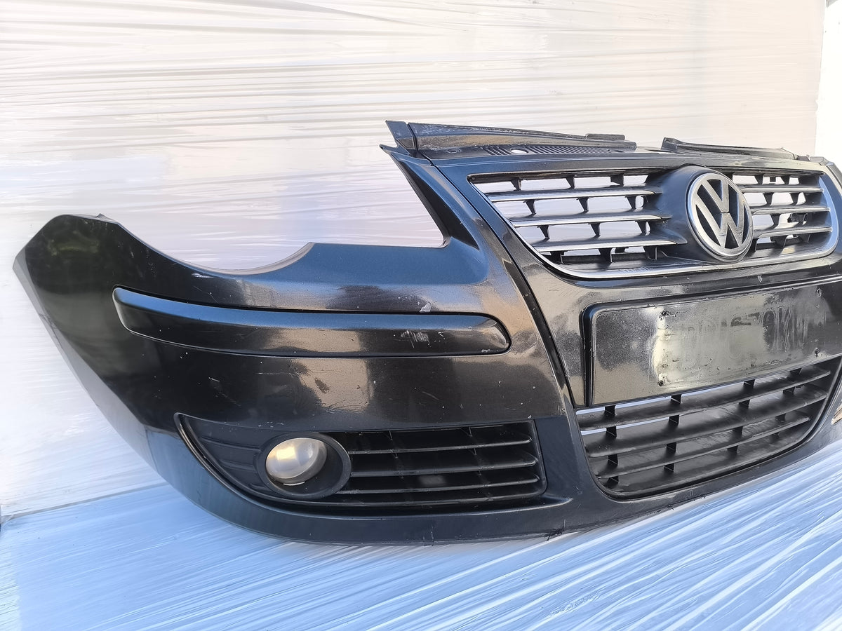 Paraurti anteriore grigio scuro Volkswagen Polo (9N3) 2005-2009 ecoAG10018