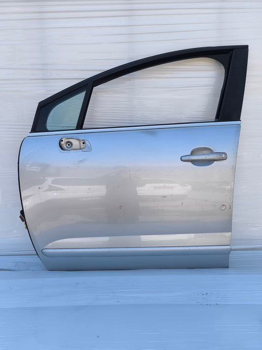 Sportello anteriore sx grigio argento Peugeot 5008 anno 2009-2016 ecoAG8187