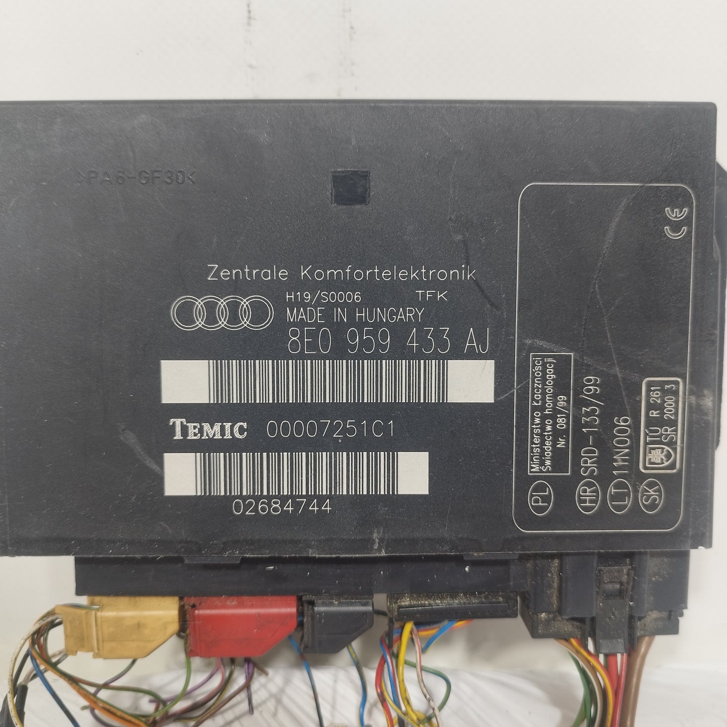 Centralina comfort Audi A4 2004 Cod: 8E0959433AJ ecoAC12992