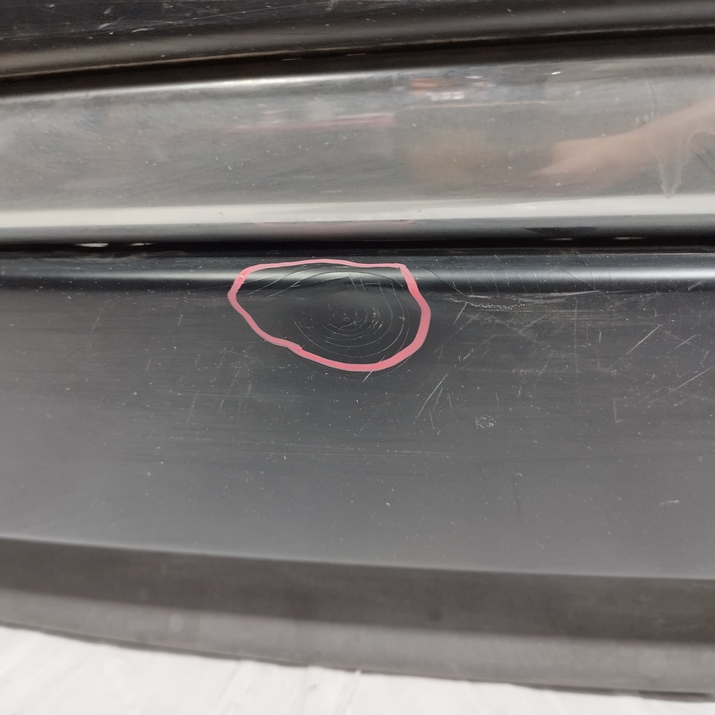 Paraurti posteriore nero plastica Lancia Ypsilon (843) 2006-2011 cod: 735425935 ecoAC16400