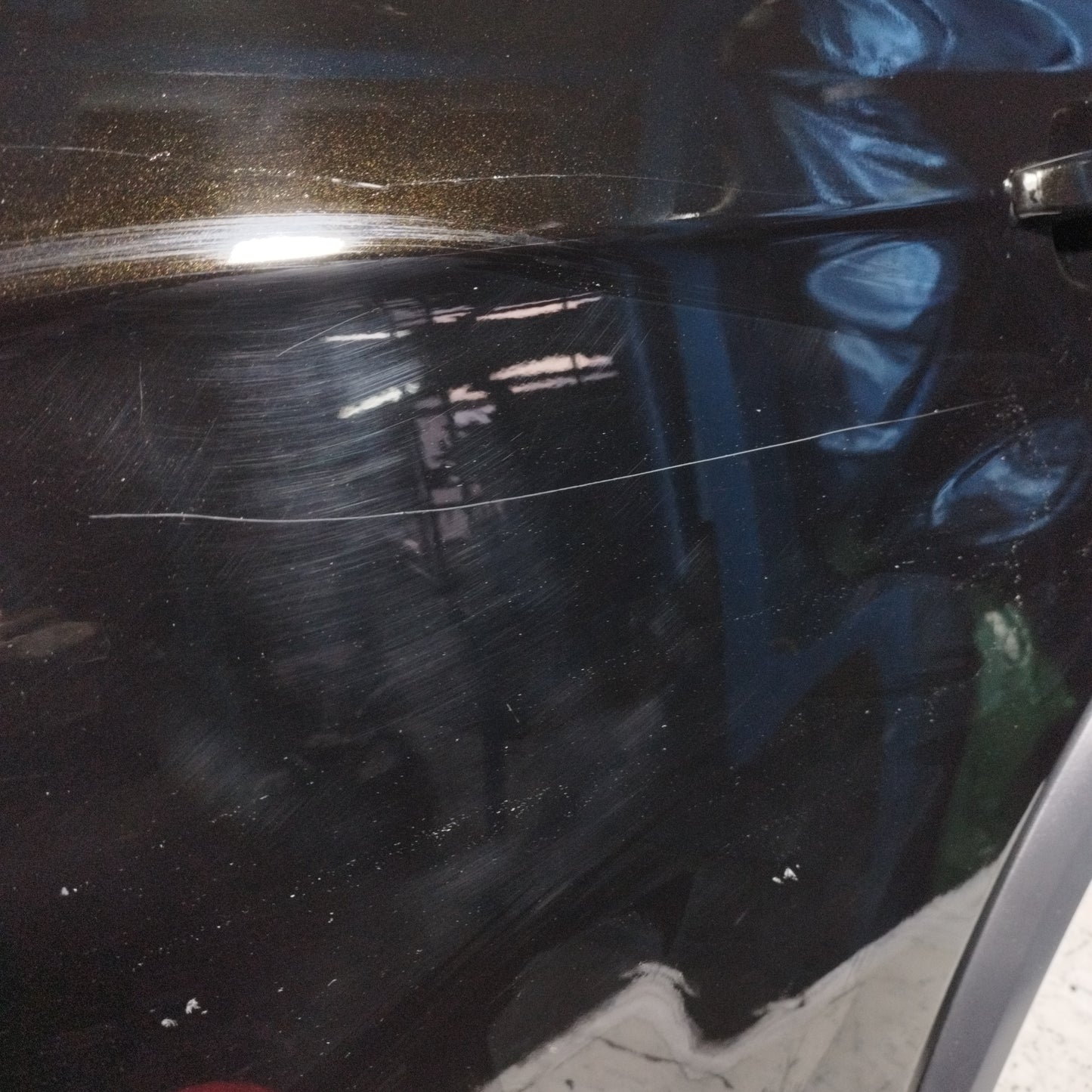 Black rear door left Chevrolet Captiva 2007 ecoAC10653