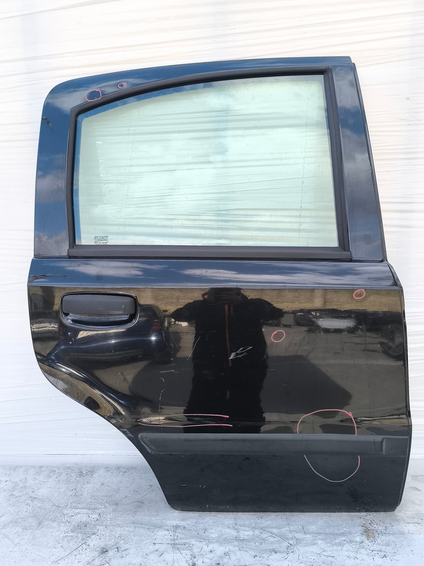 Sportello posteriore dx nero Fiat Panda 169 2003-2011 ecoAG8039