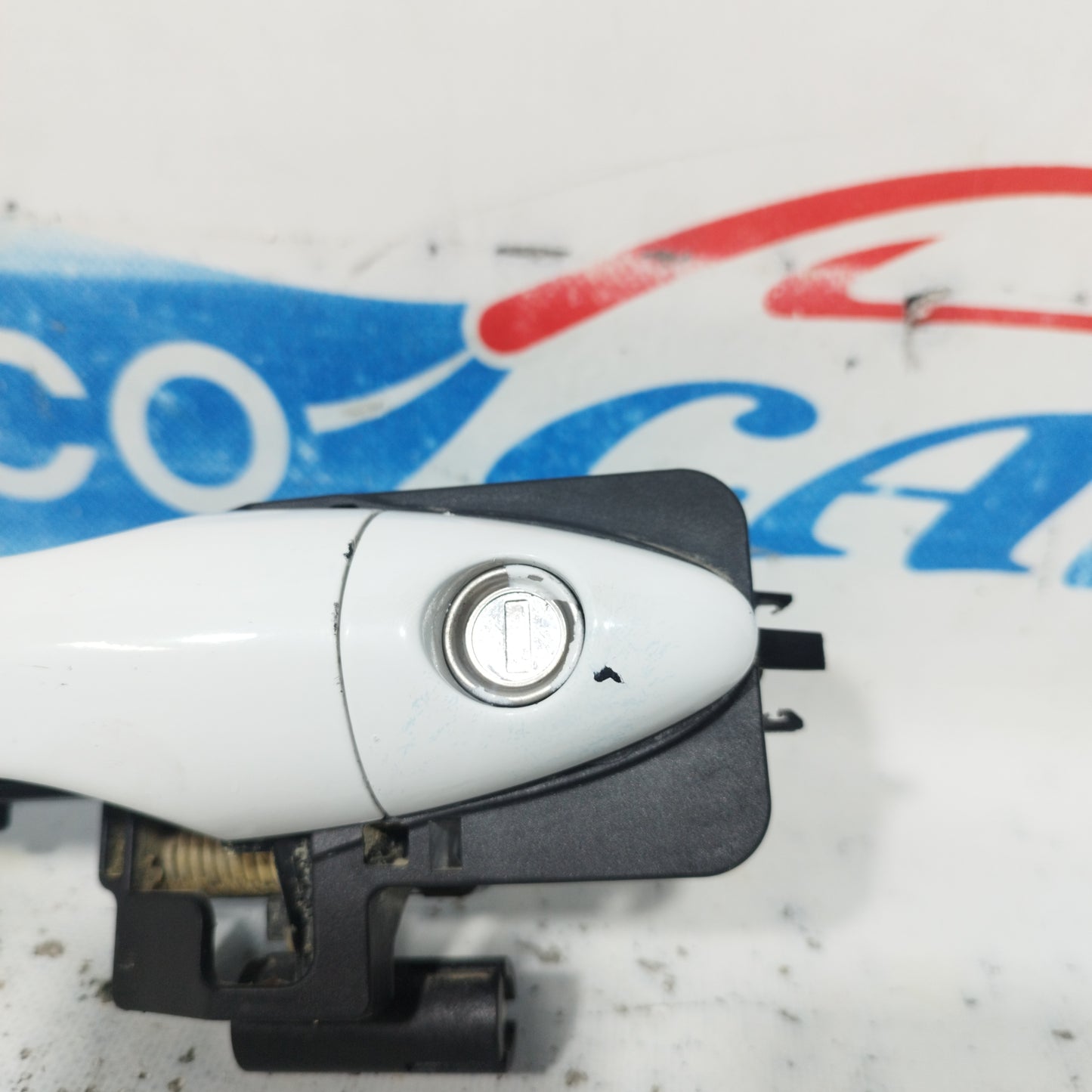 Hyundai IX35 2011 ecoAC9964 weiß, vorderer linker Außengriff